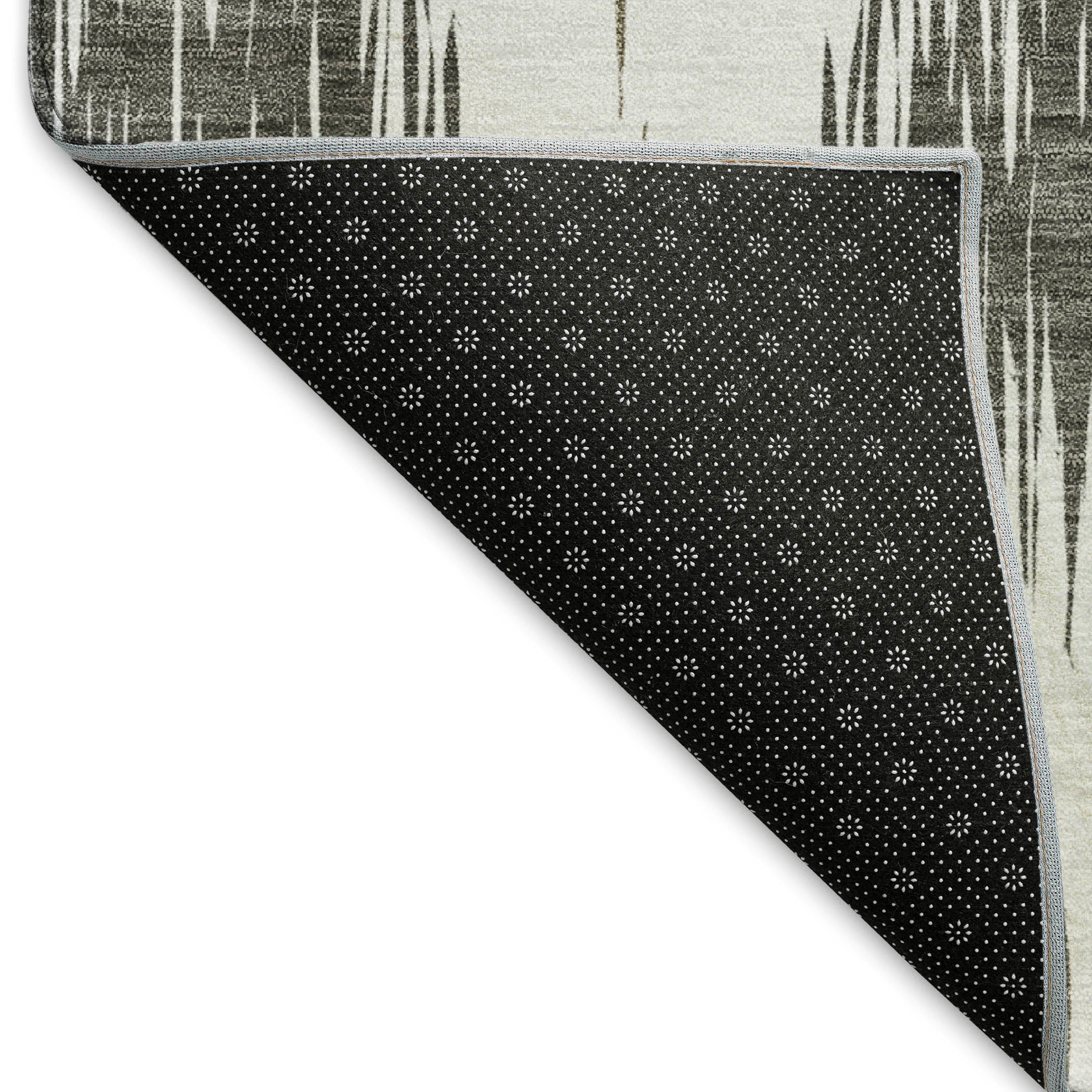 Lucerne Machine Washable Transitional Taupe Brown Rug 1'8" x 2'6" #shape_Rectangle