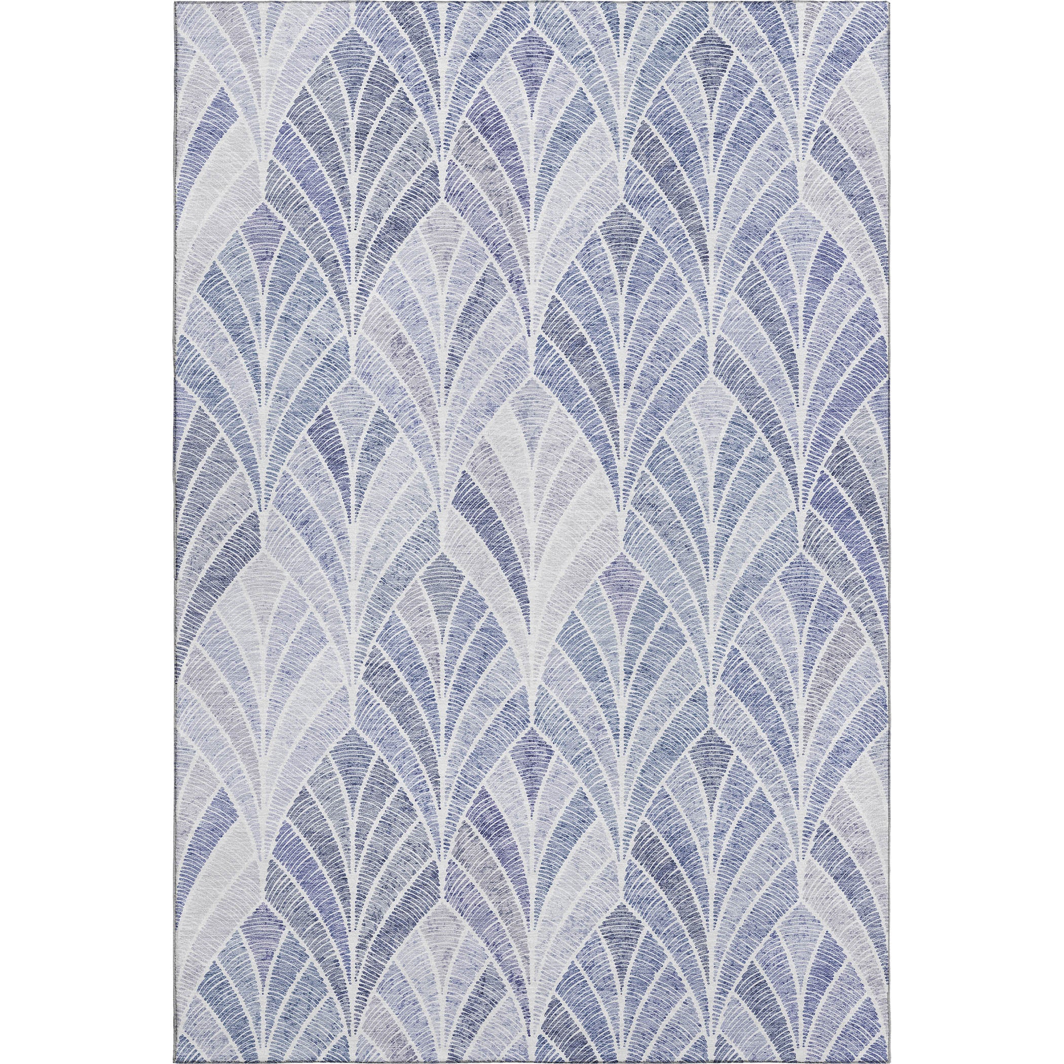 Montevideo Machine Washable Transitional Denim Blue Rug 2'6" x 3'10" #shape_Rectangle