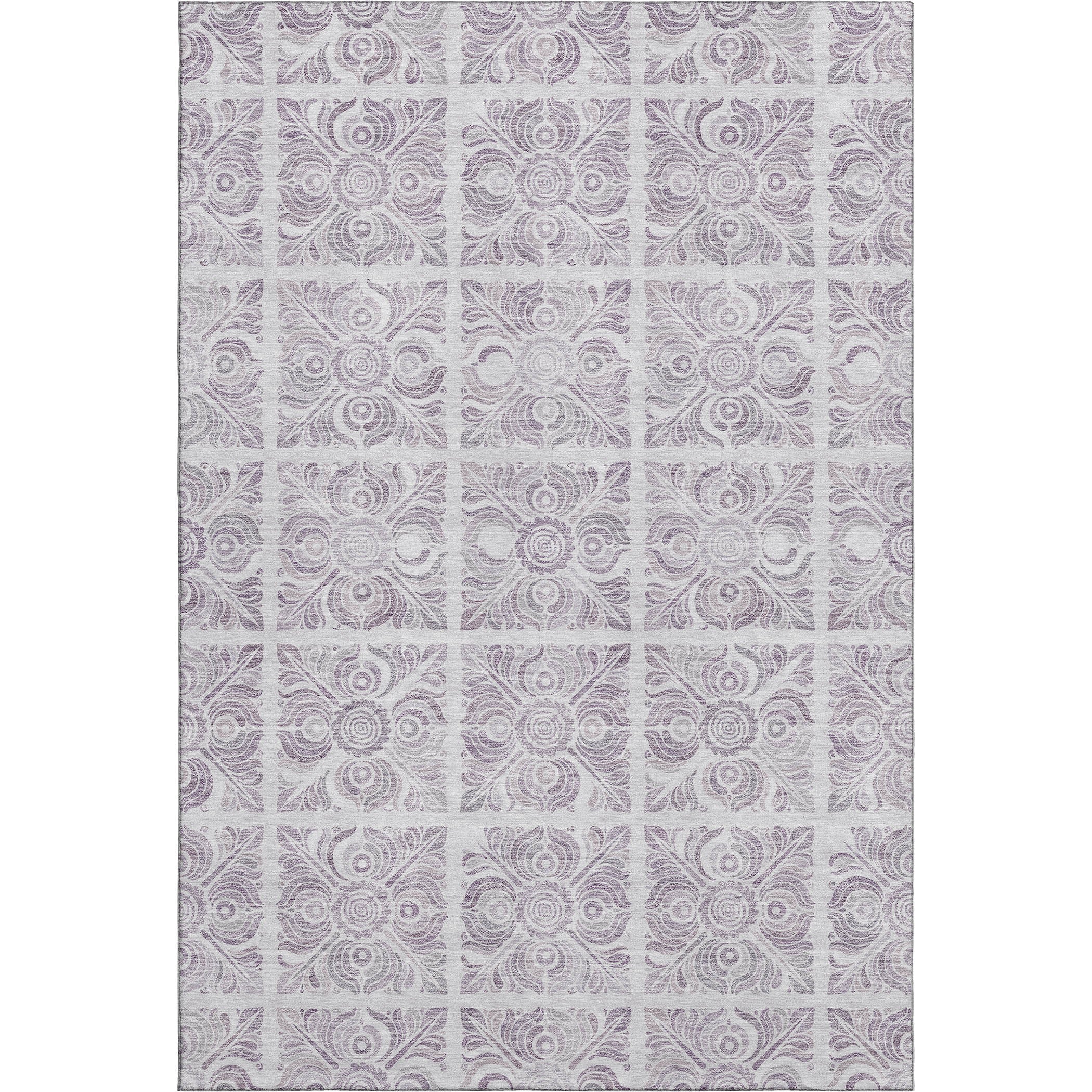 Athens Machine Washable Transitional Lavender Purple Rug 2'6" x 3'10" #shape_Rectangle