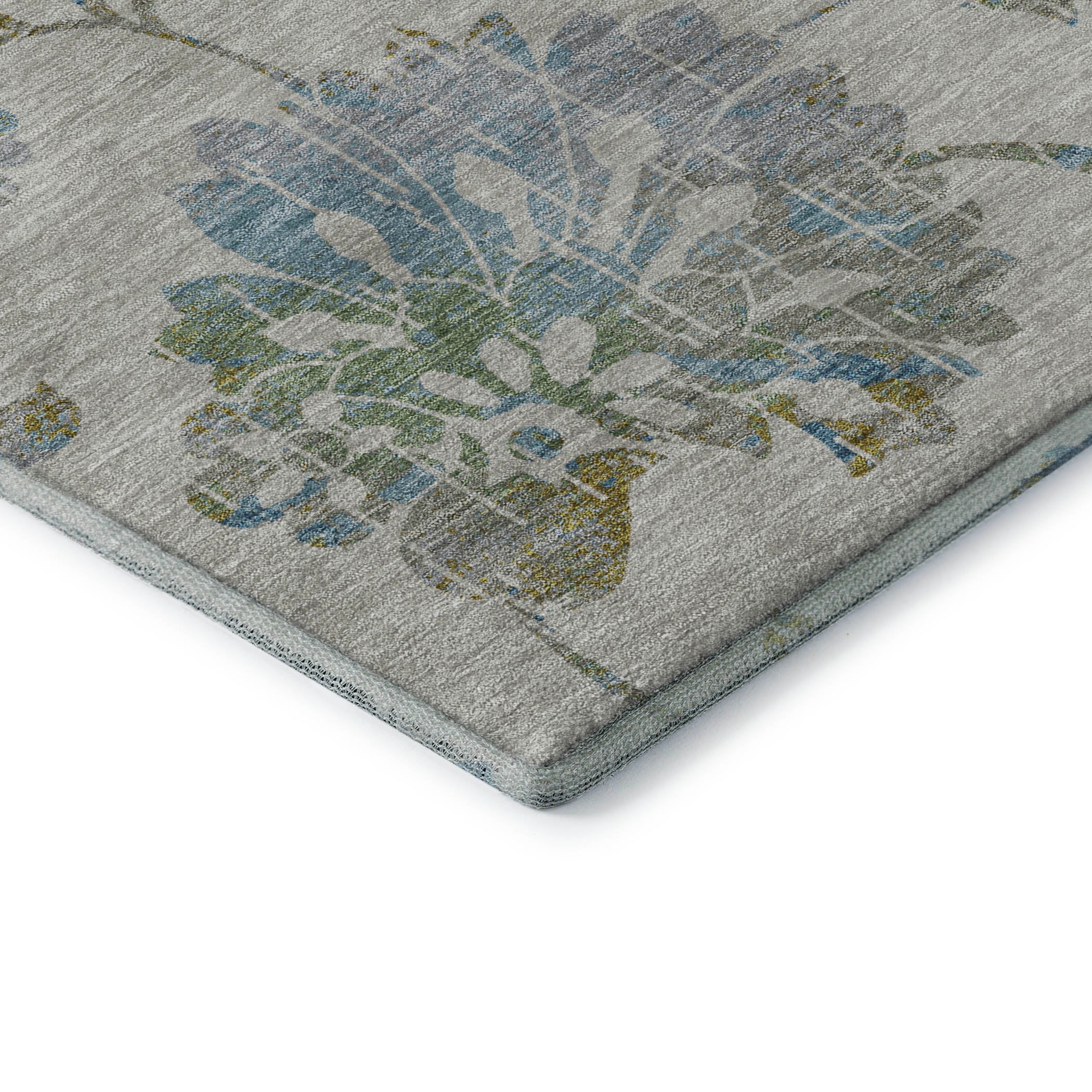 Cusco Machine Washable Transitional Taupe Brown Rug 1'8" x 2'6" #shape_Rectangle
