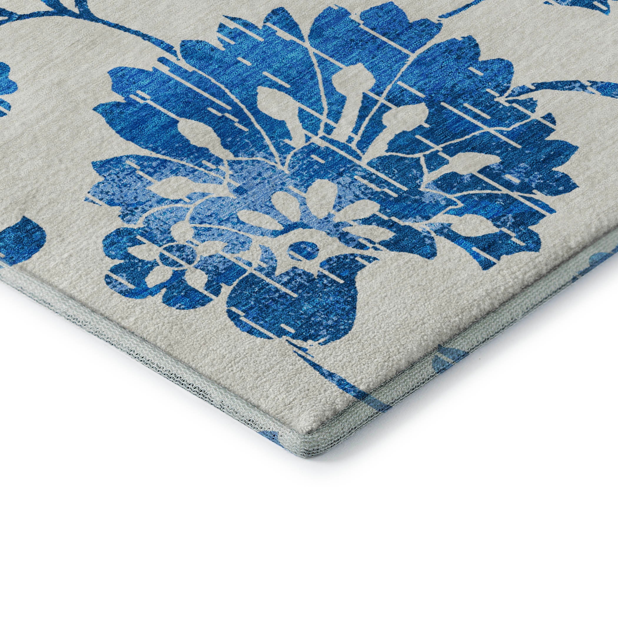 Cusco Machine Washable Transitional White Ivory Rug 1'8" x 2'6" #shape_Rectangle