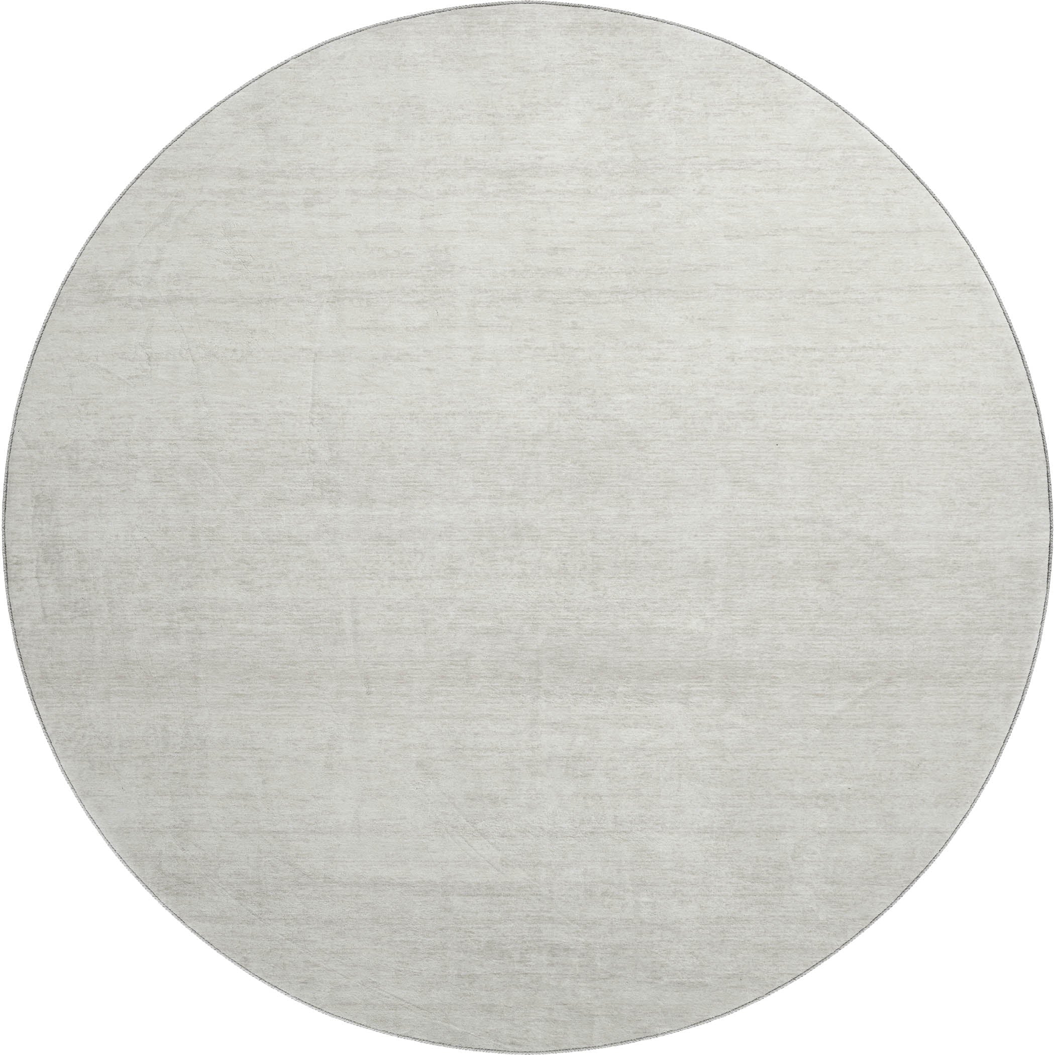 Vienna Machine Washable Transitional Ivory Rug 8' x 8' #shape_Round