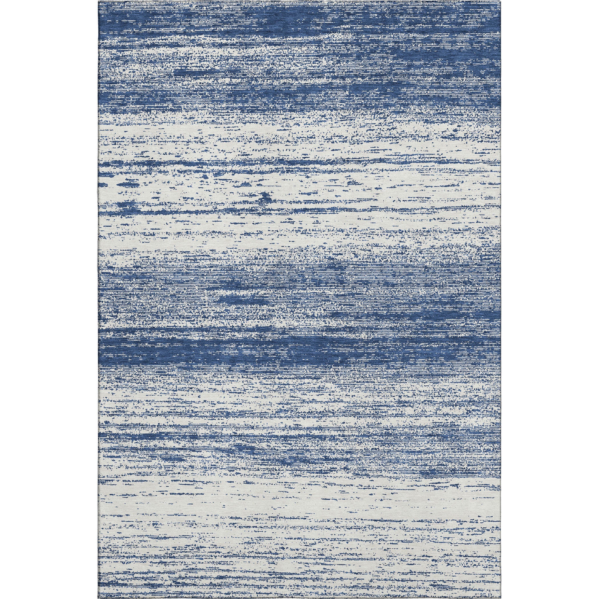 Vienna Machine Washable Transitional Navy Blue Rug 2'6" x 3'10" #shape_Rectangle