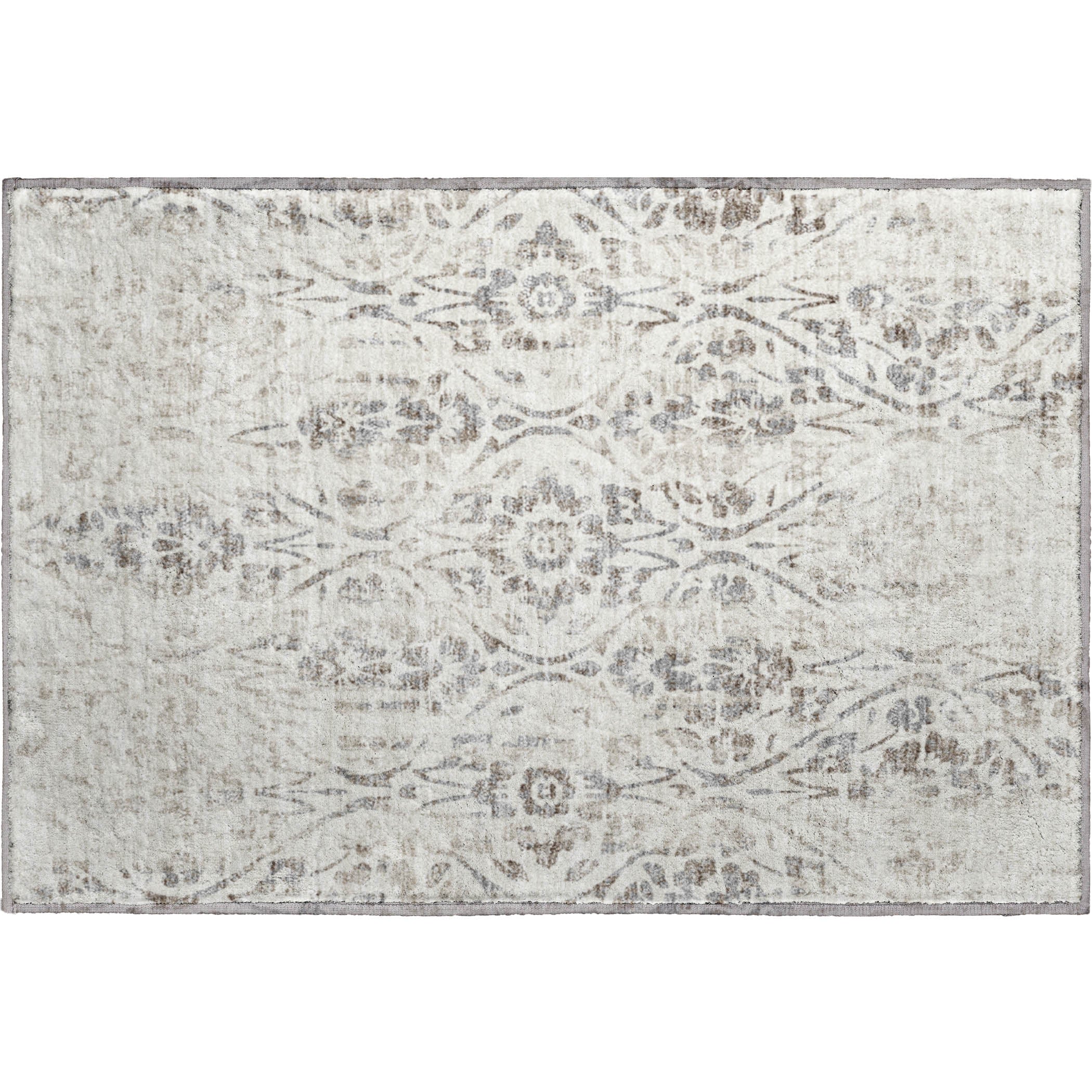Cartagena Machine Washable Transitional Ivory Rug 1'8" x 2'6" #shape_Rectangle