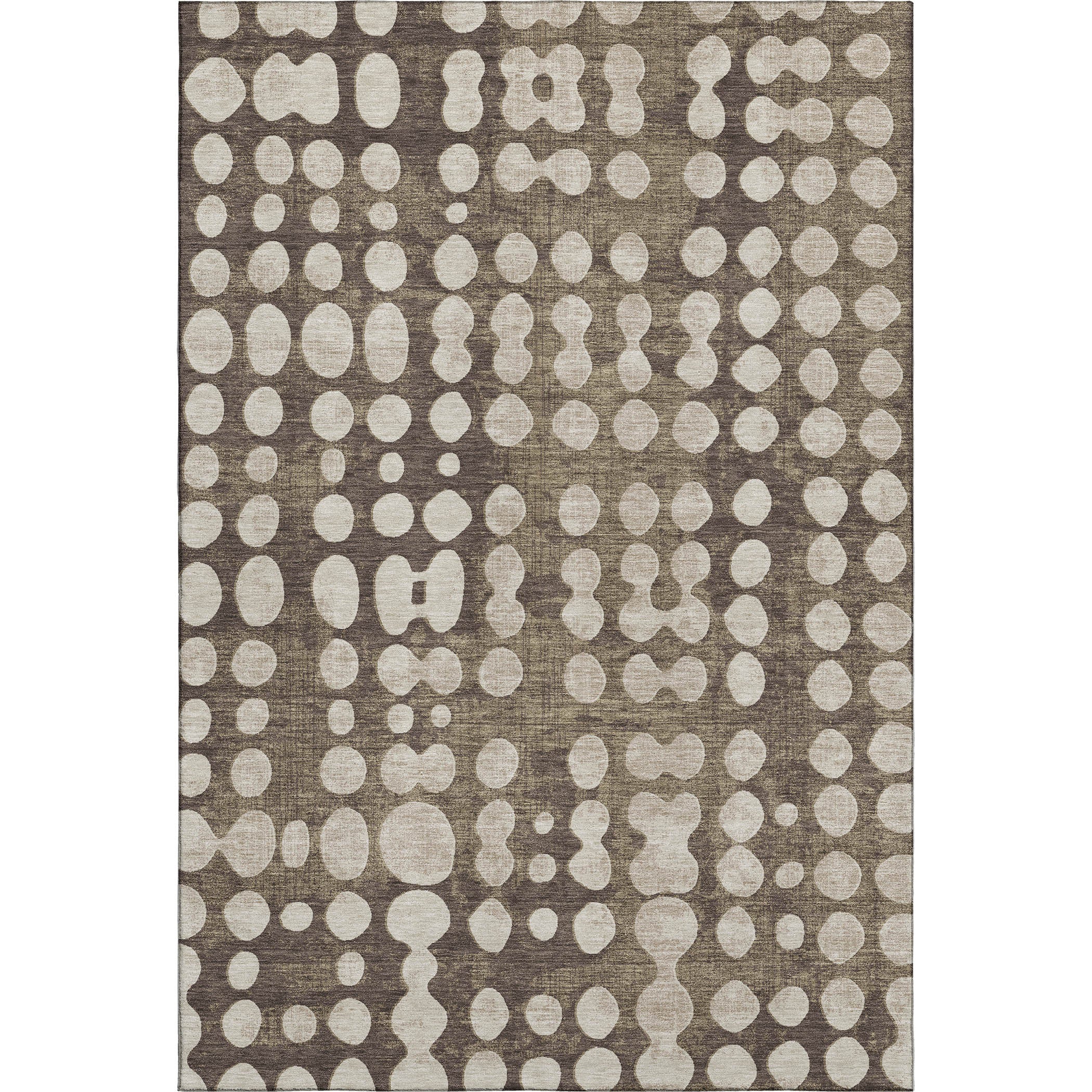 Budapest Machine Washable Transitional Brown Rug 2'6" x 3'10" #shape_Rectangle