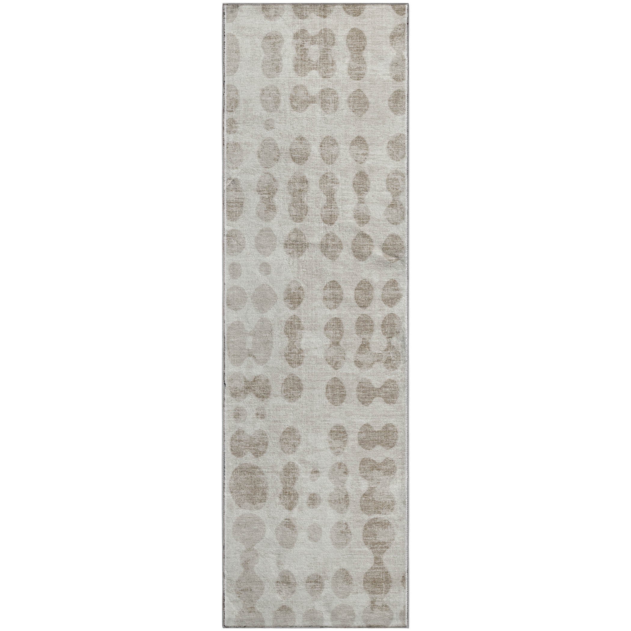 Budapest Machine Washable Transitional Ivory Rug 2'3" x 7'6" #shape_Runner