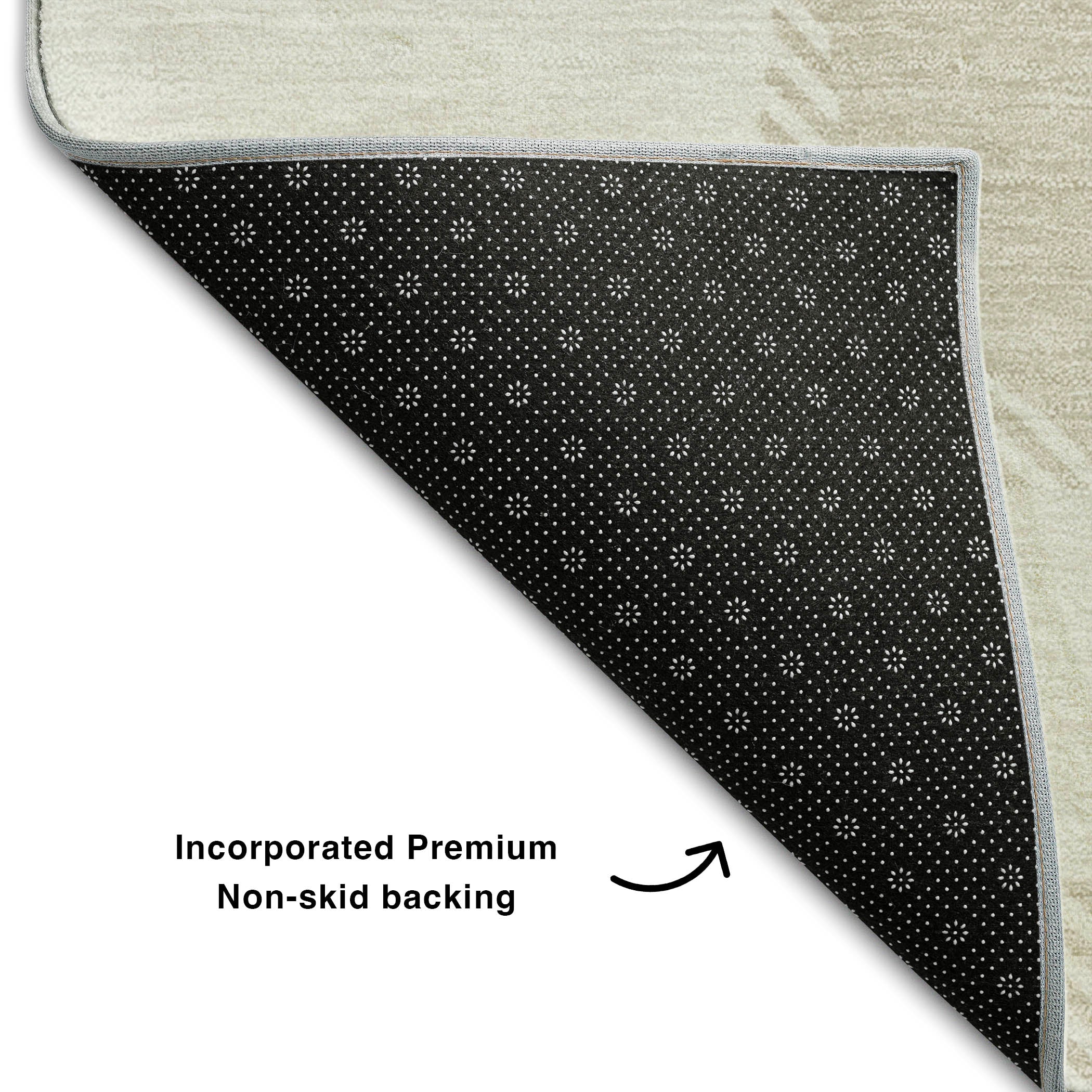 Lima Machine Washable Transitional Brown Rug 1'8" x 2'6" #shape_Rectangle