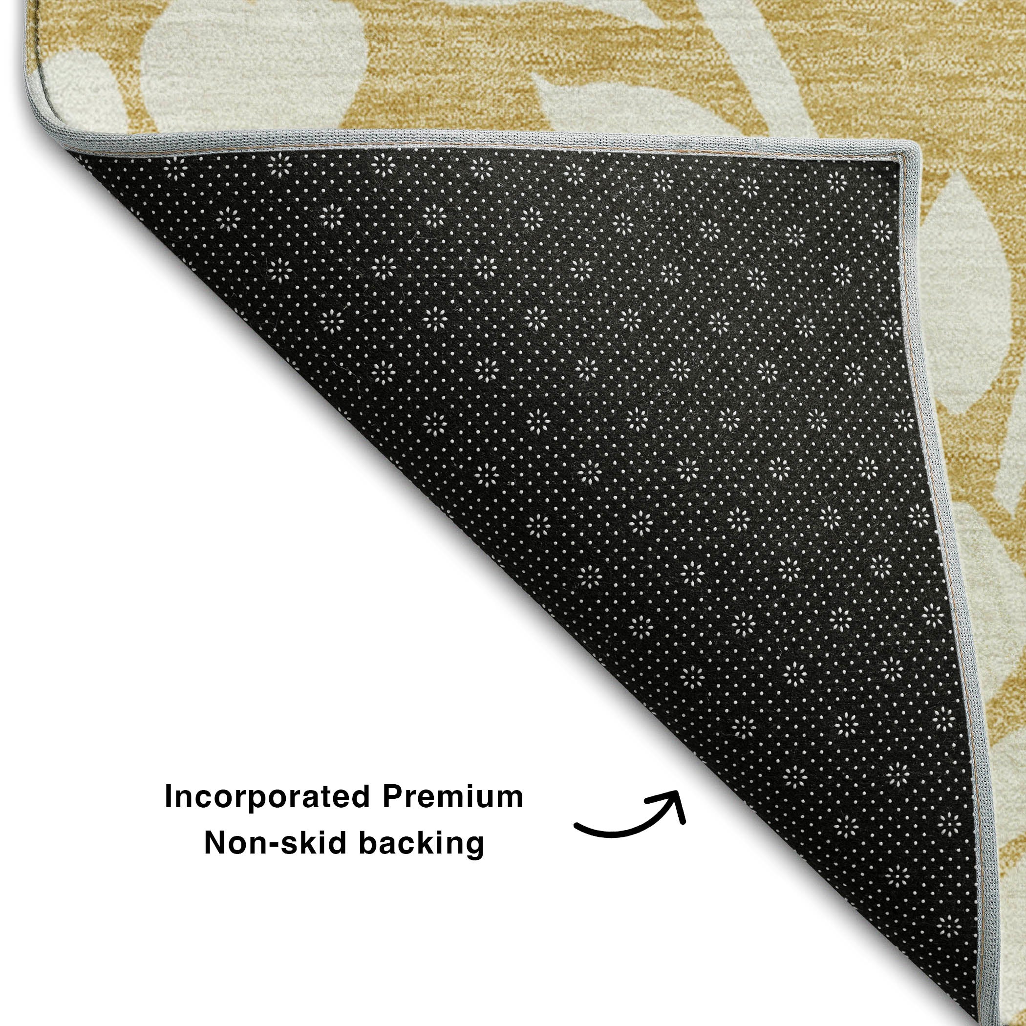 Montevideo Machine Washable Transitional Gold Rug 1'8" x 2'6" #shape_Rectangle