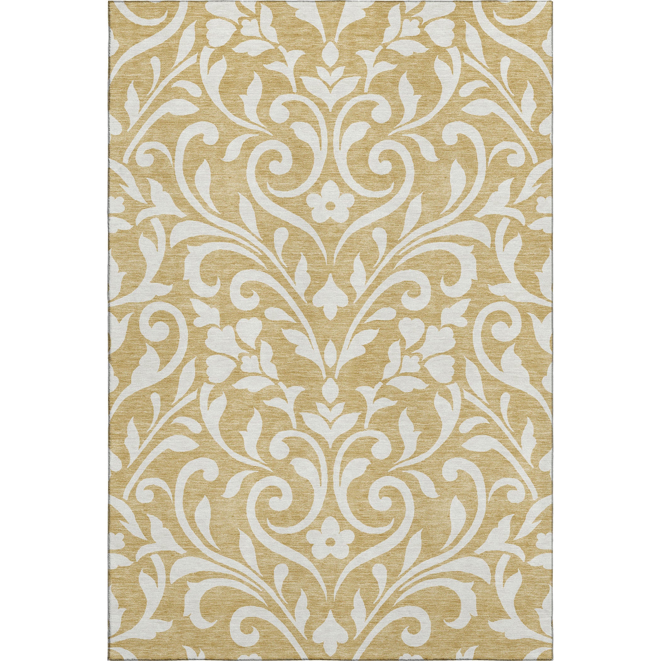 Montevideo Machine Washable Transitional Gold Rug 2'6" x 3'10" #shape_Rectangle