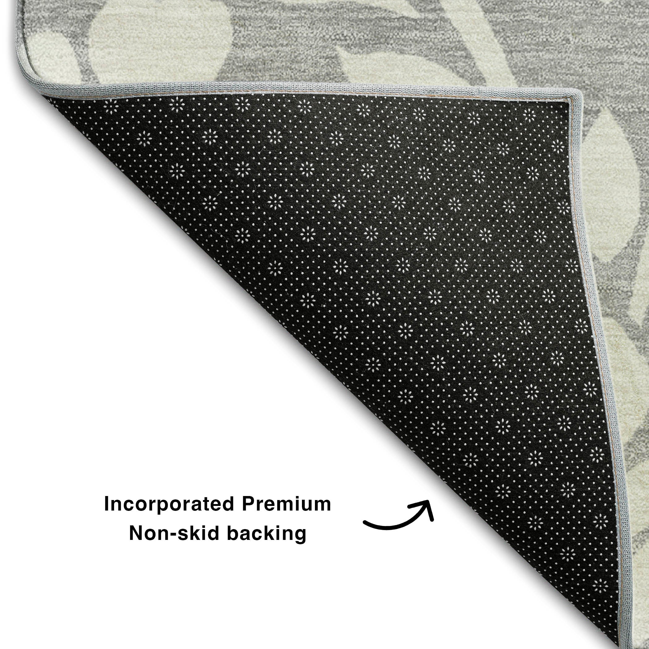 Montevideo Machine Washable Transitional Gray Rug 1'8" x 2'6" #shape_Rectangle