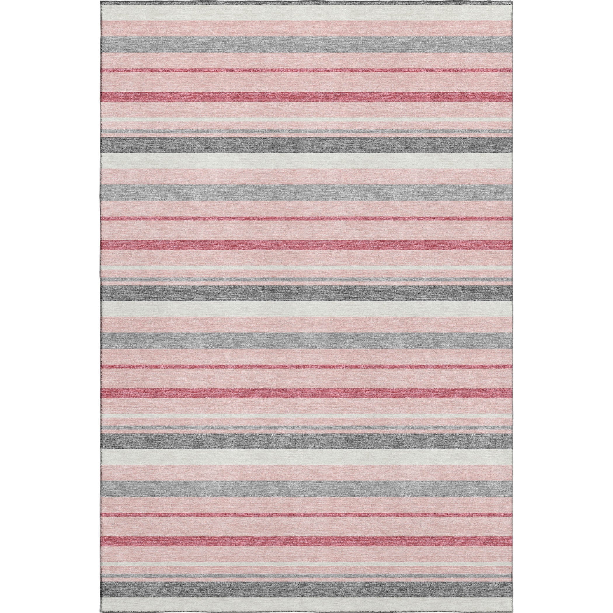 Bangkok Machine Washable Transitional Pink Rug 2'6" x 3'10" #shape_Rectangle