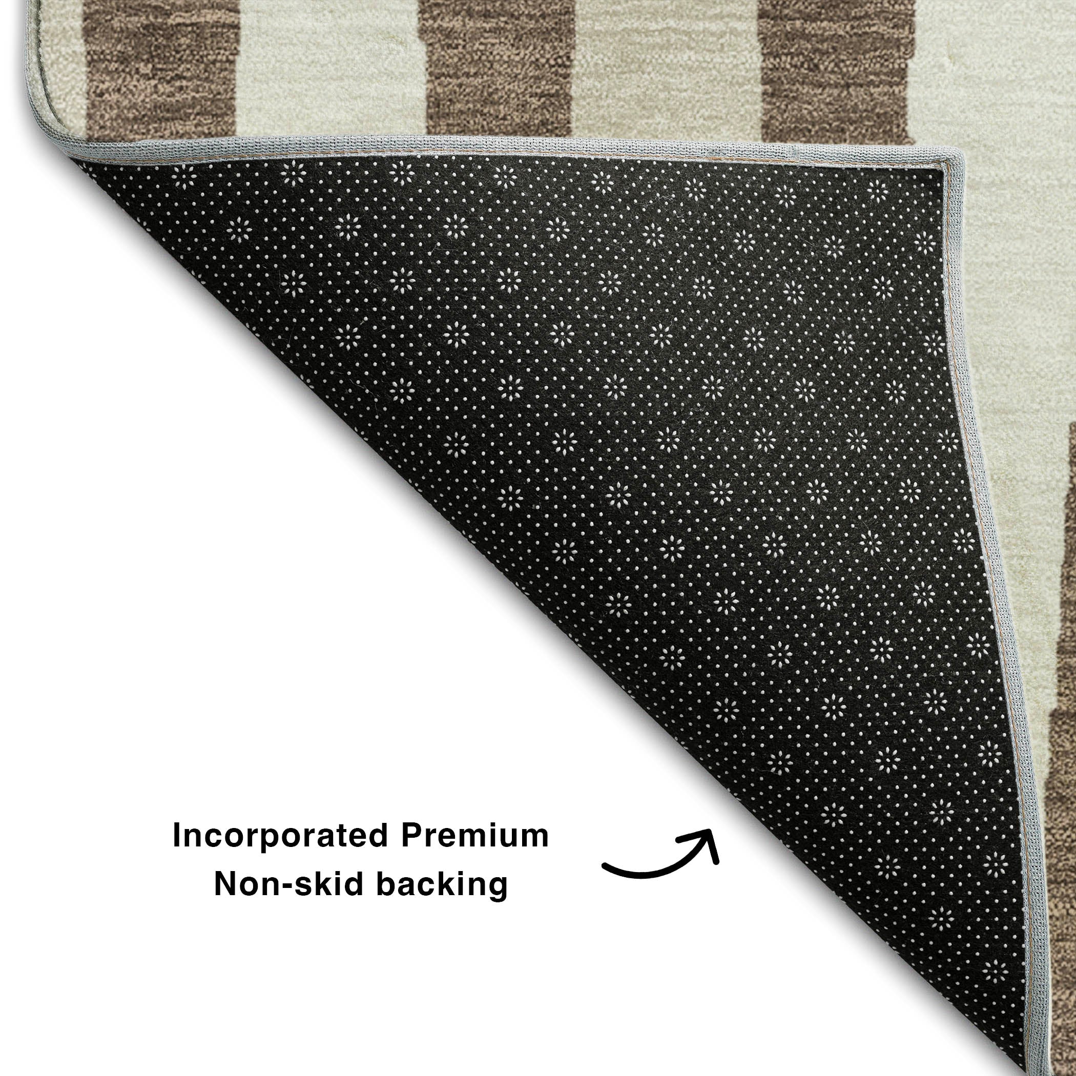 Zanzibar Machine Washable Transitional Brown Rug 1'8" x 2'6" #shape_Rectangle
