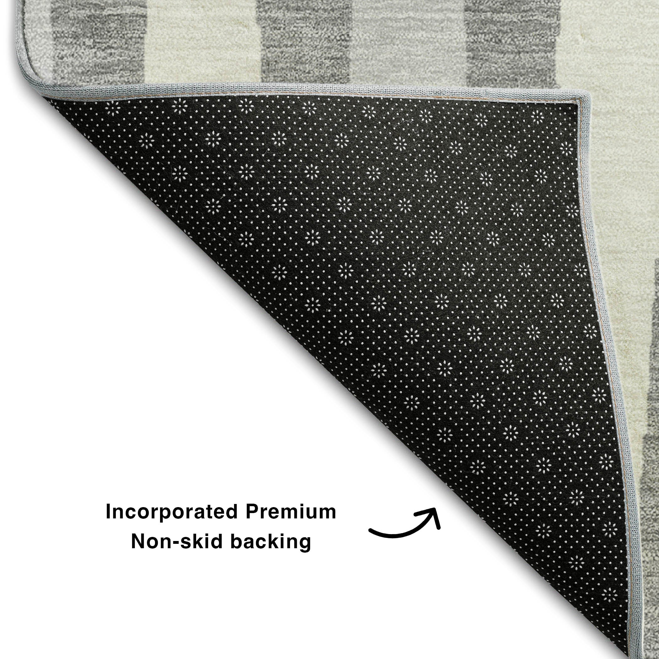 Zanzibar Machine Washable Transitional Gray Rug 1'8" x 2'6" #shape_Rectangle