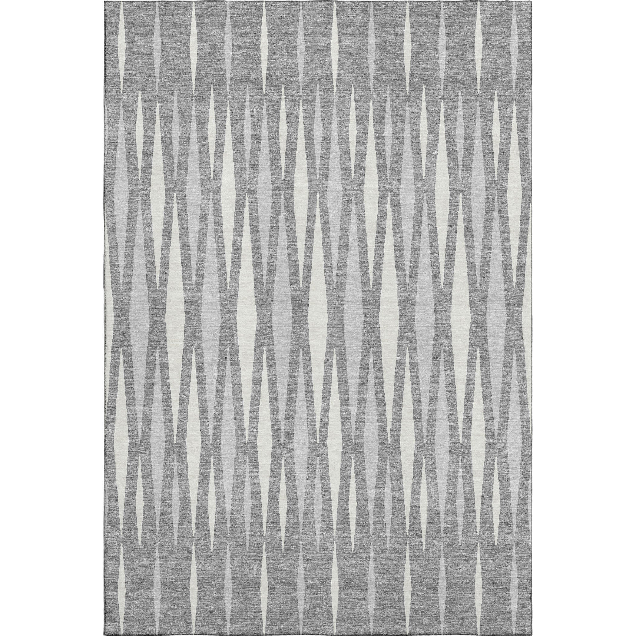 Zanzibar Machine Washable Transitional Gray Rug 2'6" x 3'10" #shape_Rectangle