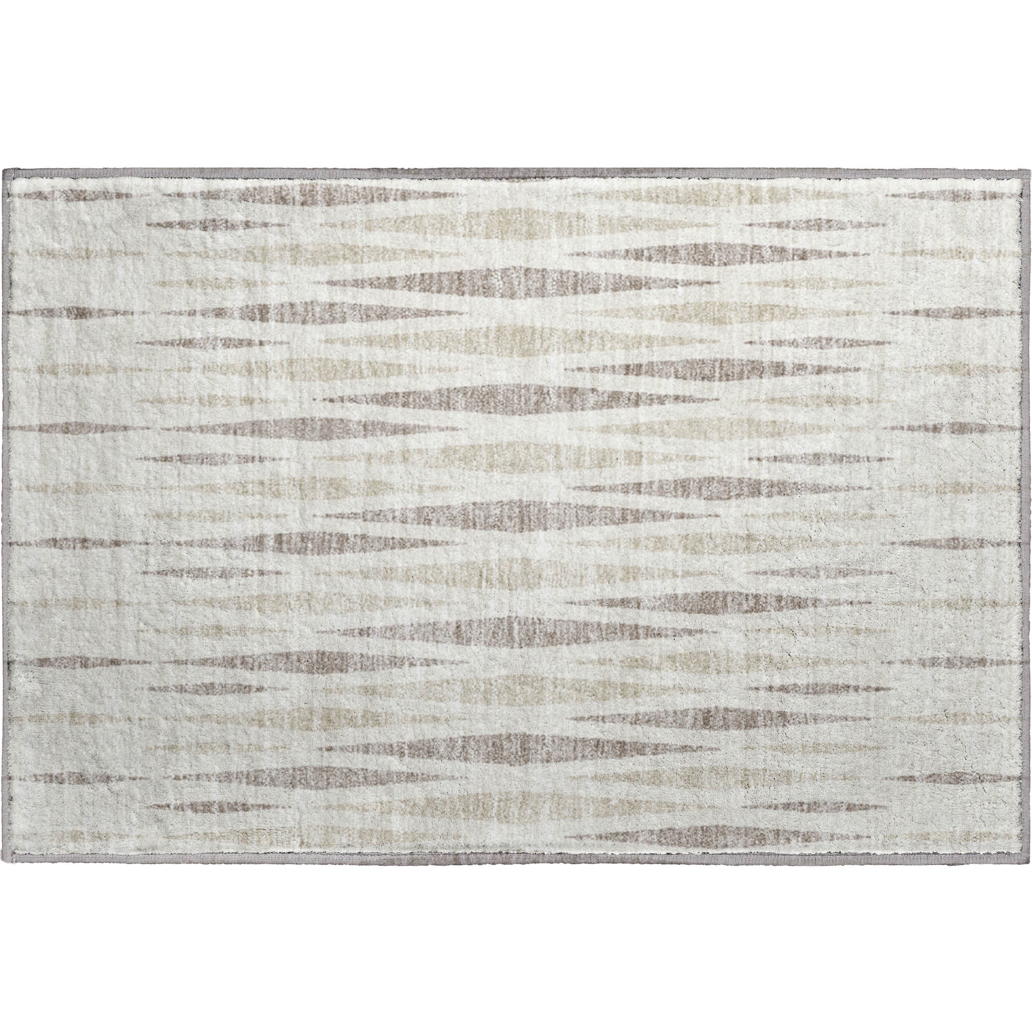 Zanzibar Machine Washable Transitional Ivory Rug 1'8" x 2'6" #shape_Rectangle