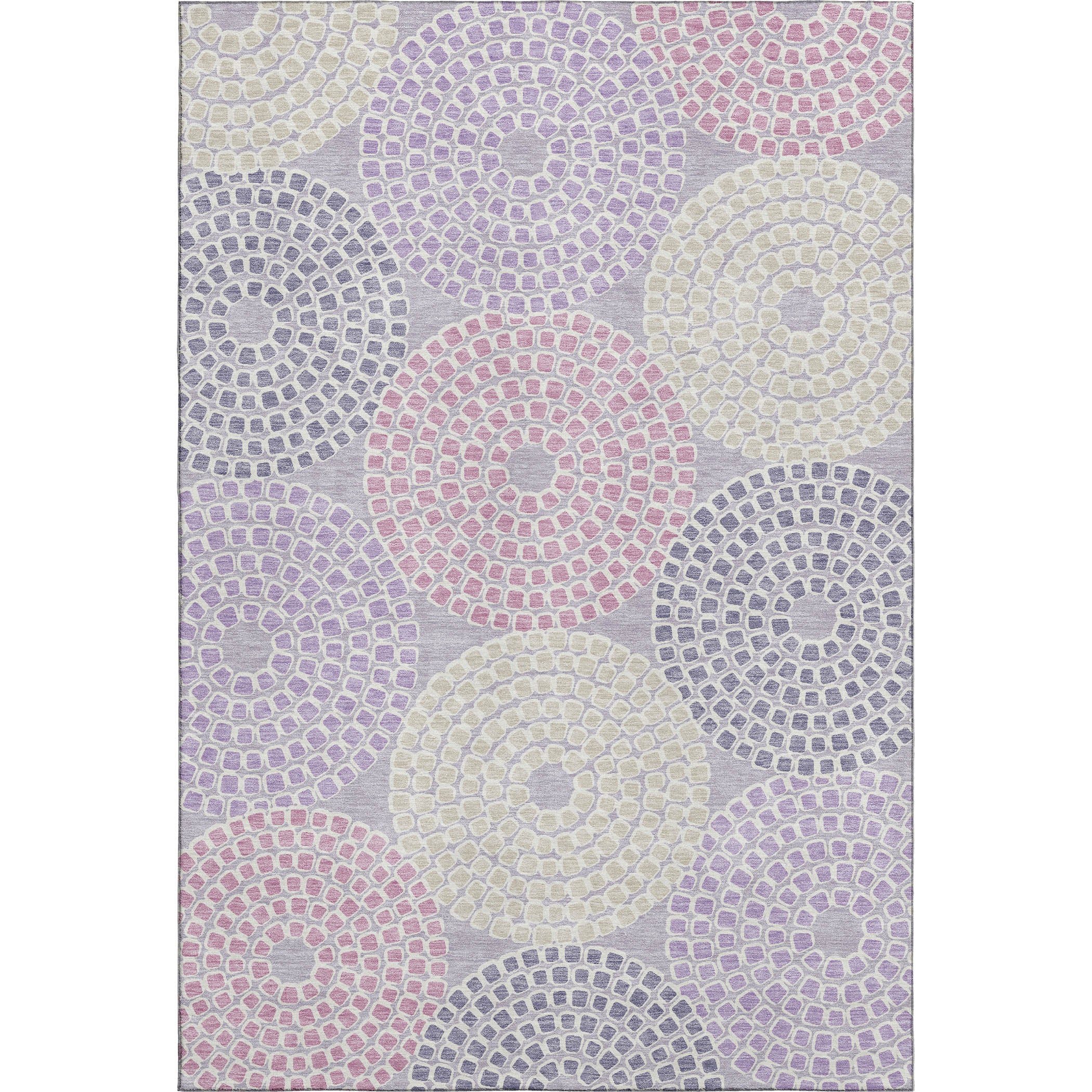 Colombo Machine Washable Transitional Lavender Purple Rug 2'6" x 3'10" #shape_Rectangle