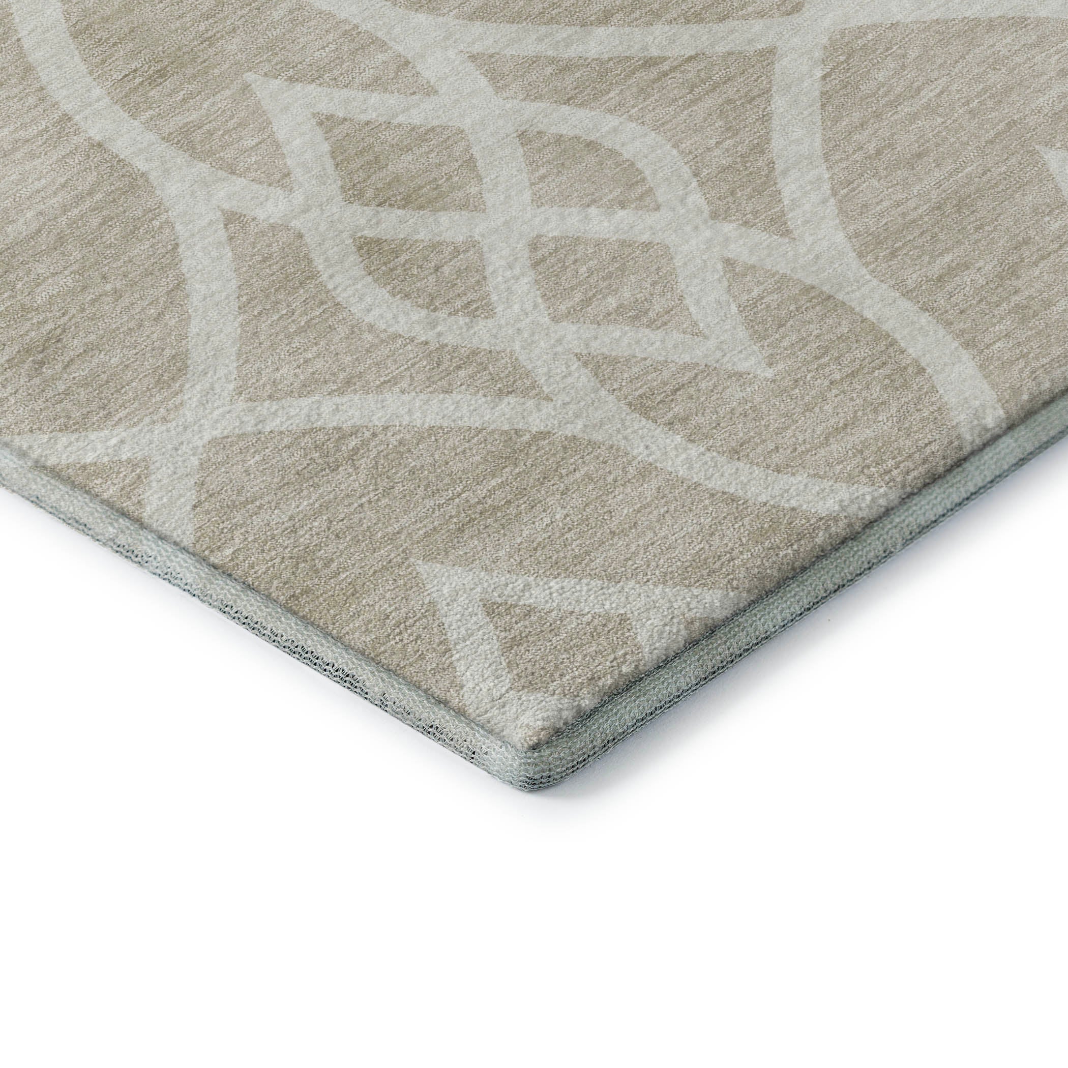 Jaipur Machine Washable Transitional Beige Brown Rug 1'8" x 2'6" #shape_Rectangle