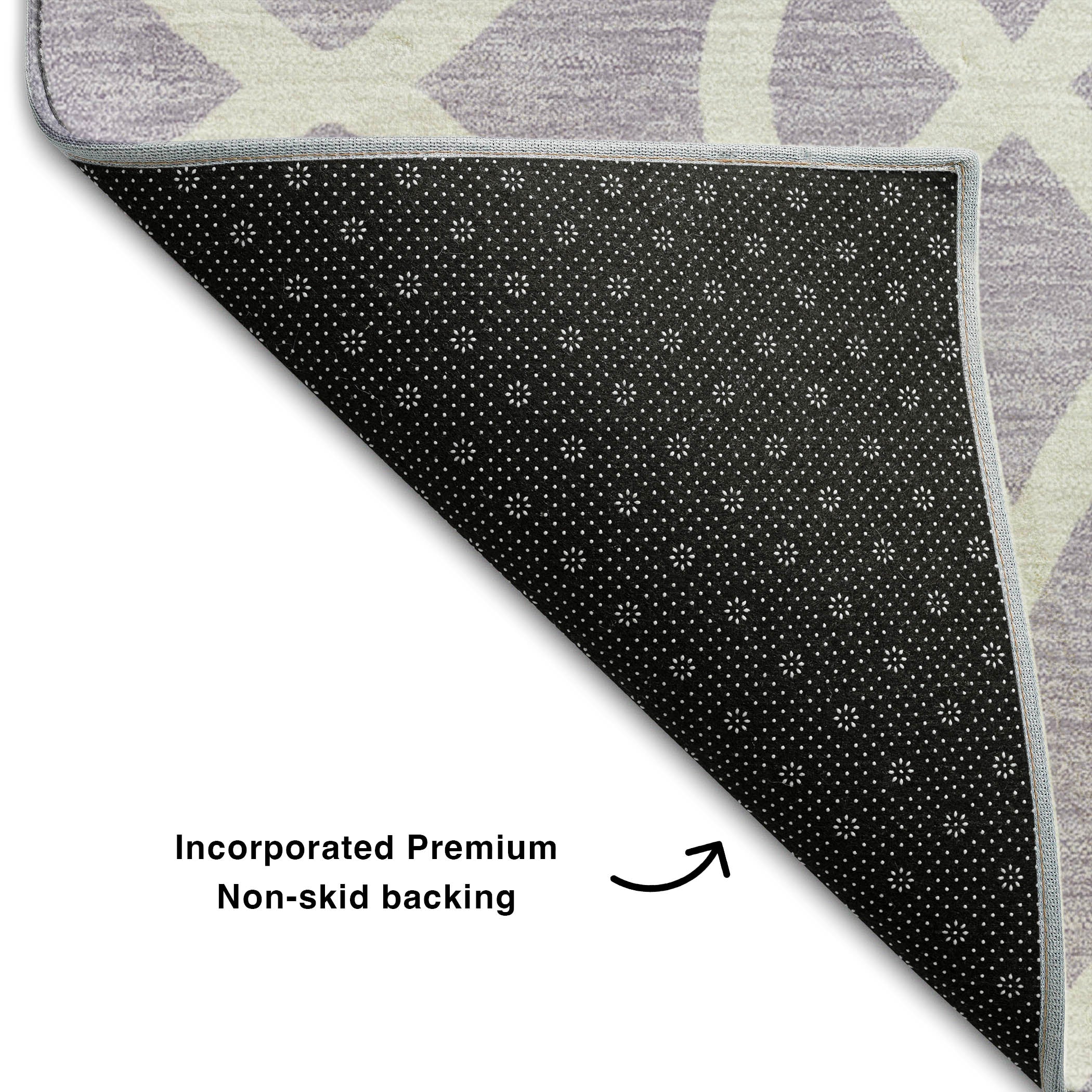 Jaipur Machine Washable Transitional Lavender Purple Rug 1'8" x 2'6" #shape_Rectangle
