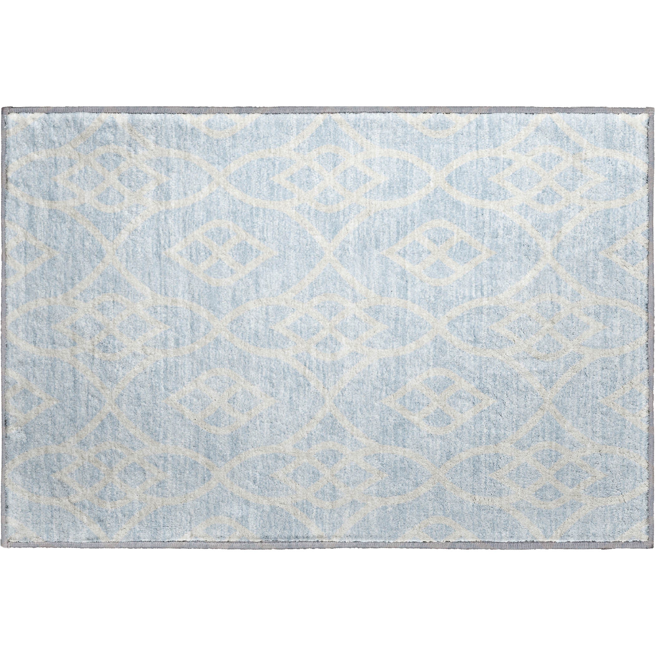 Jaipur Machine Washable Transitional Sky Blue Rug 1'8" x 2'6" #shape_Rectangle