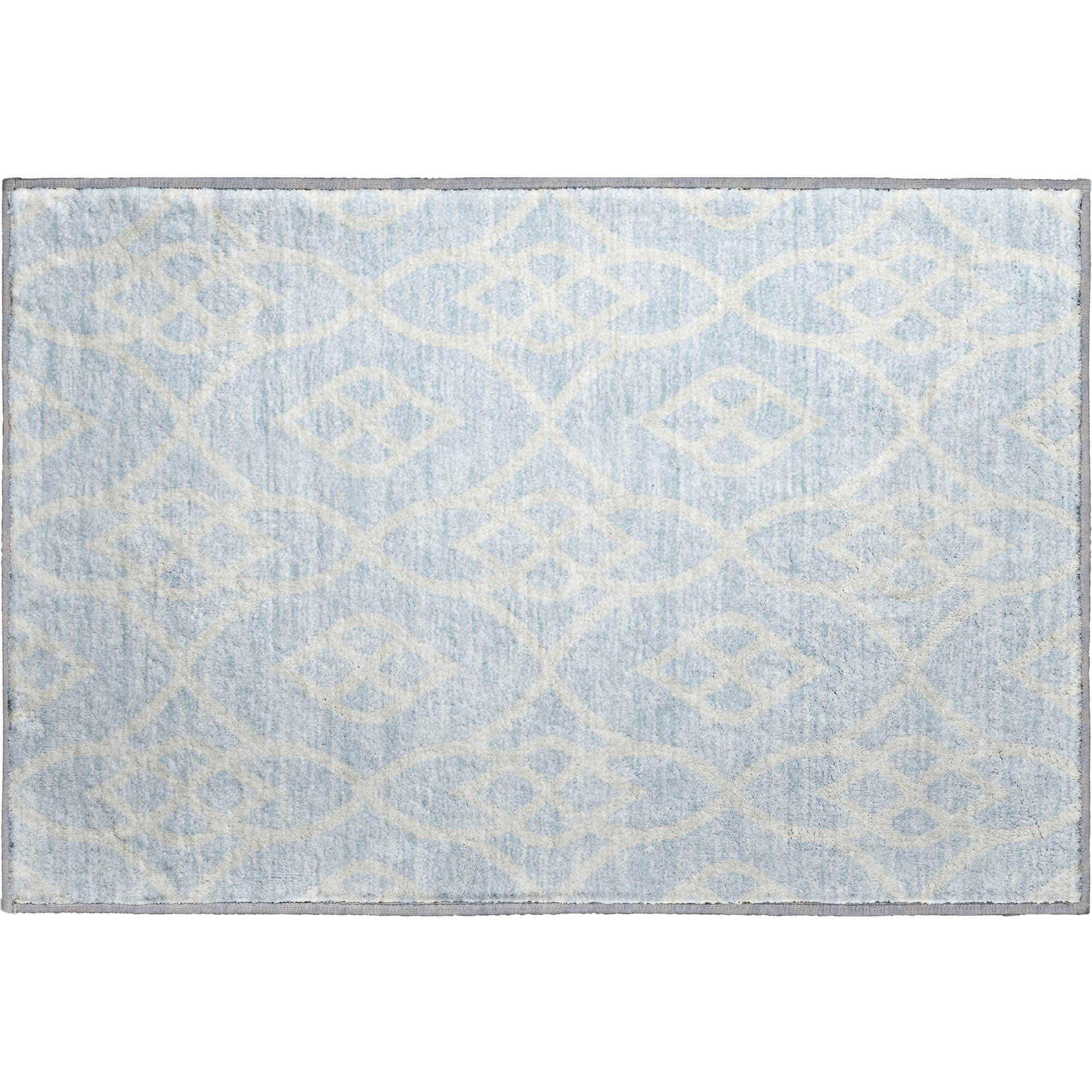 Jaipur Machine Washable Transitional Sky Blue Rug 1'8" x 2'6" #shape_Rectangle
