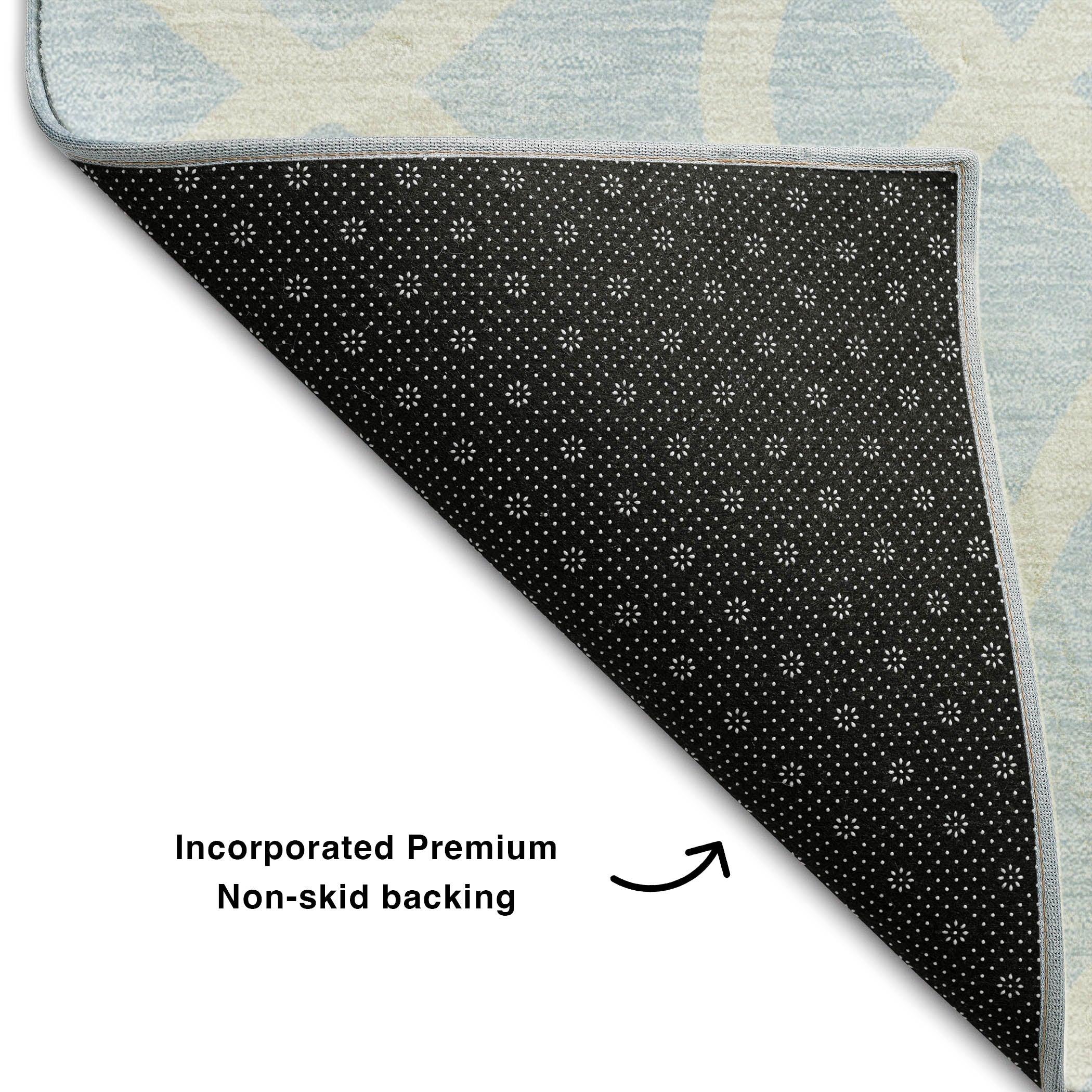 Jaipur Machine Washable Transitional Sky Blue Rug 1'8" x 2'6" #shape_Rectangle