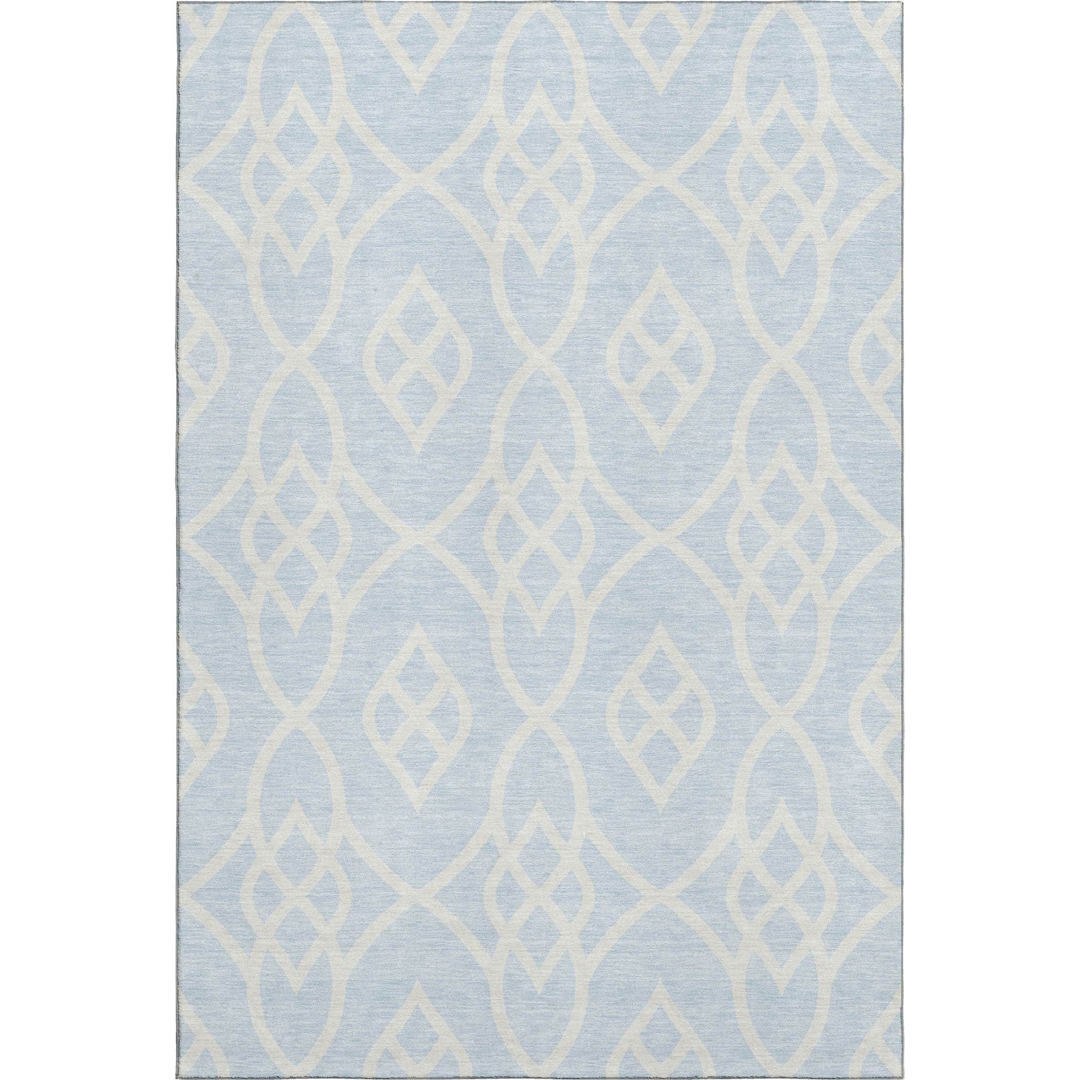Jaipur Machine Washable Transitional Sky Blue Rug 2'6" x 3'10" #shape_Rectangle