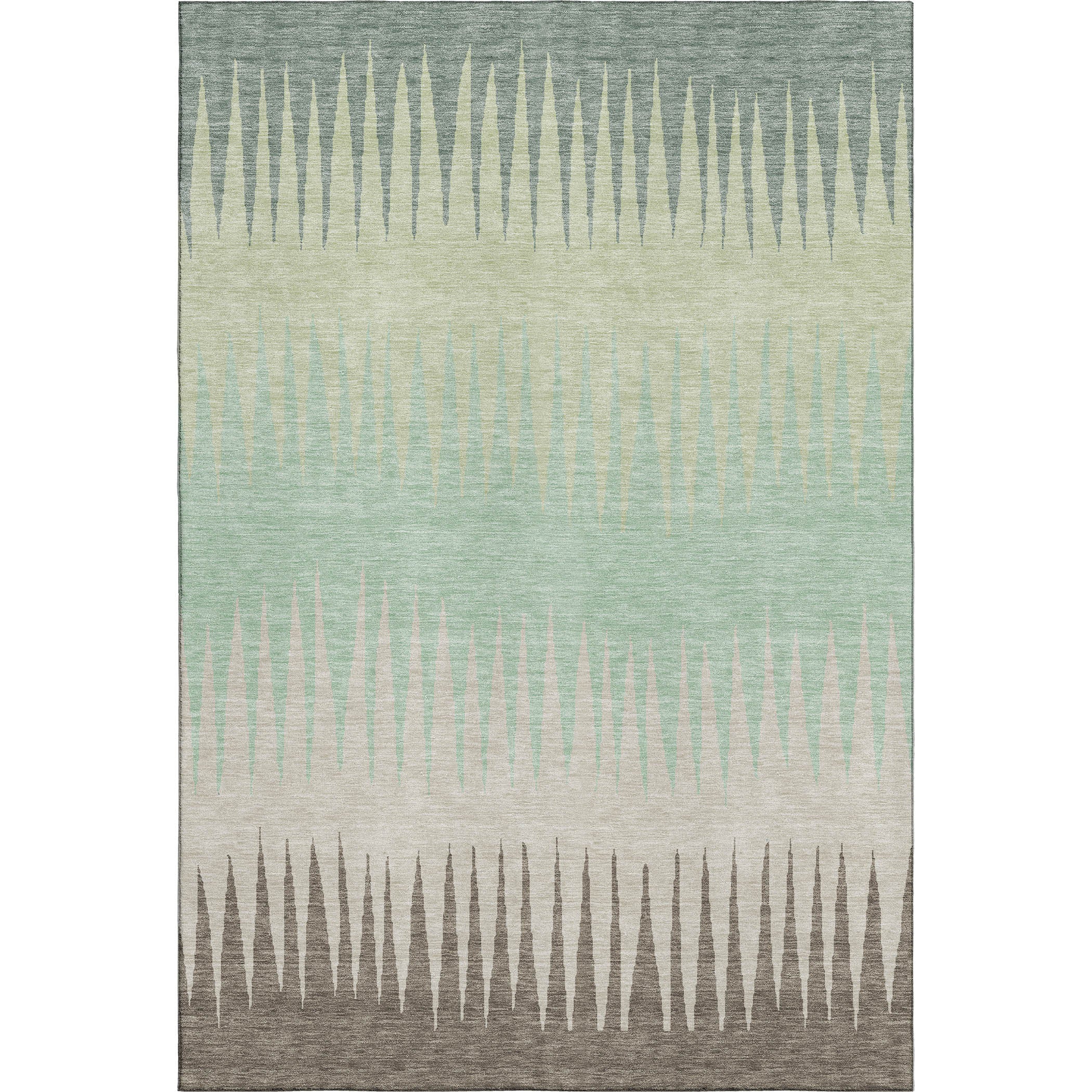 Oaxaca Machine Washable Transitional Aloe Green Rug 2'6" x 3'10" #shape_Rectangle