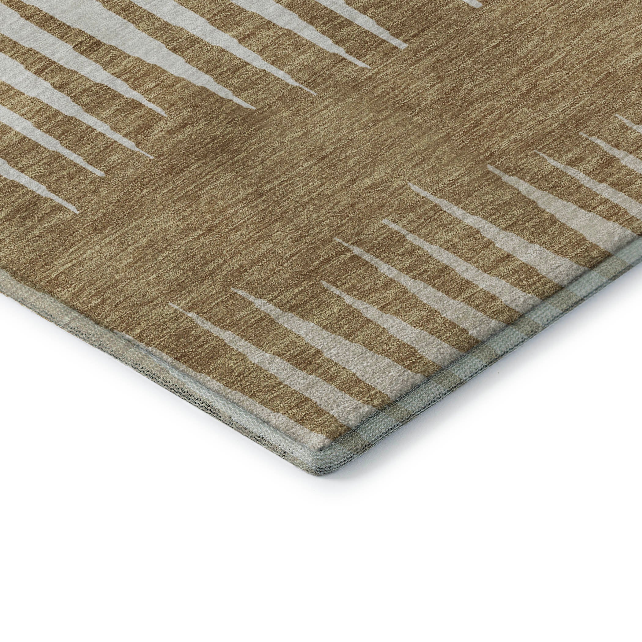 Oaxaca Machine Washable Transitional Charcoal Gray Rug 1'8" x 2'6" #shape_Rectangle