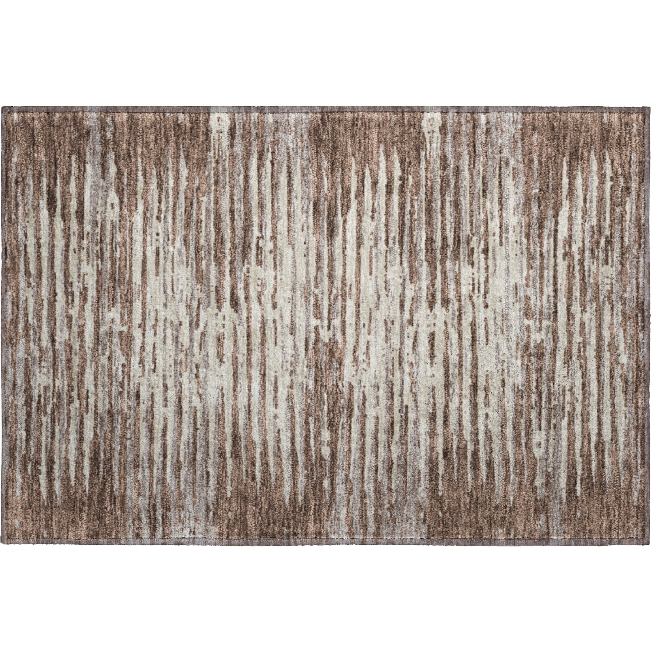 Chiang Mai Machine Washable Transitional Brown Rug 1'8" x 2'6" #shape_Rectangle