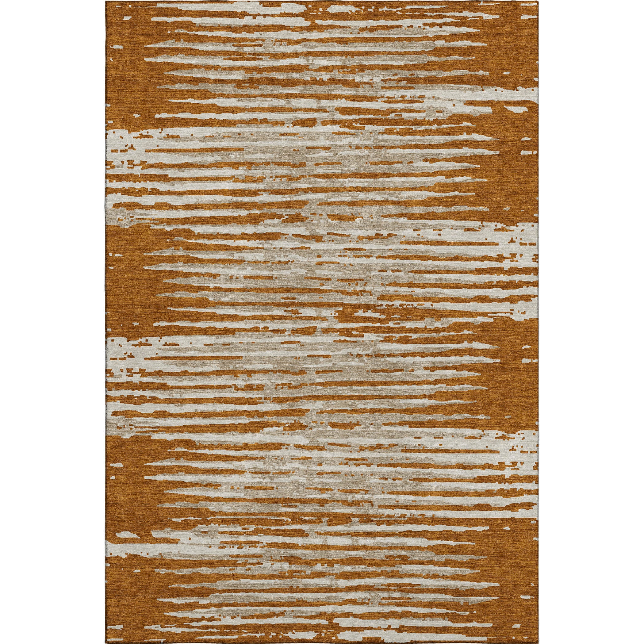 Chiang Mai Machine Washable Transitional Paprika Orange Rug 2'6" x 3'10" #shape_Rectangle