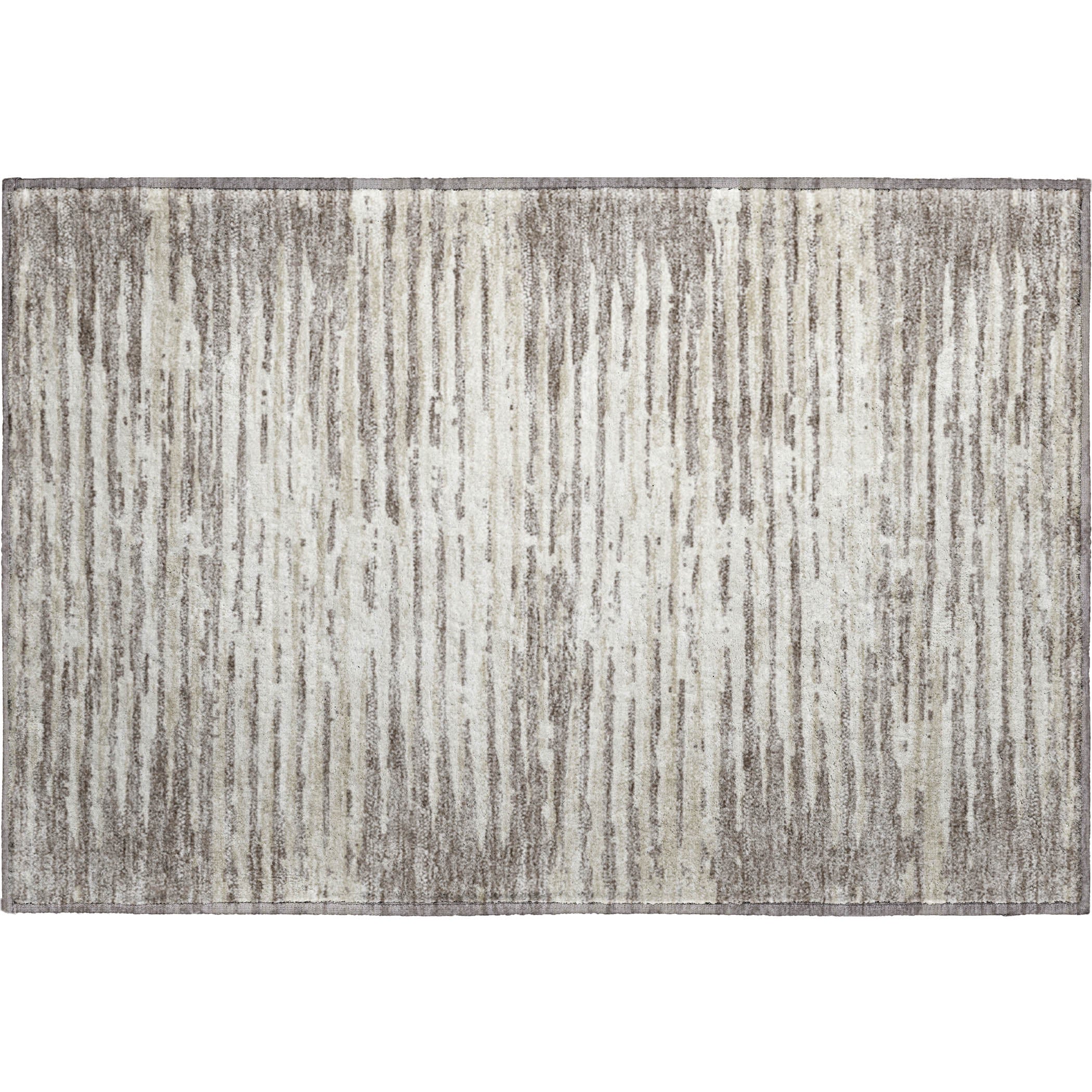Chiang Mai Machine Washable Transitional Taupe Brown Rug 1'8" x 2'6" #shape_Rectangle