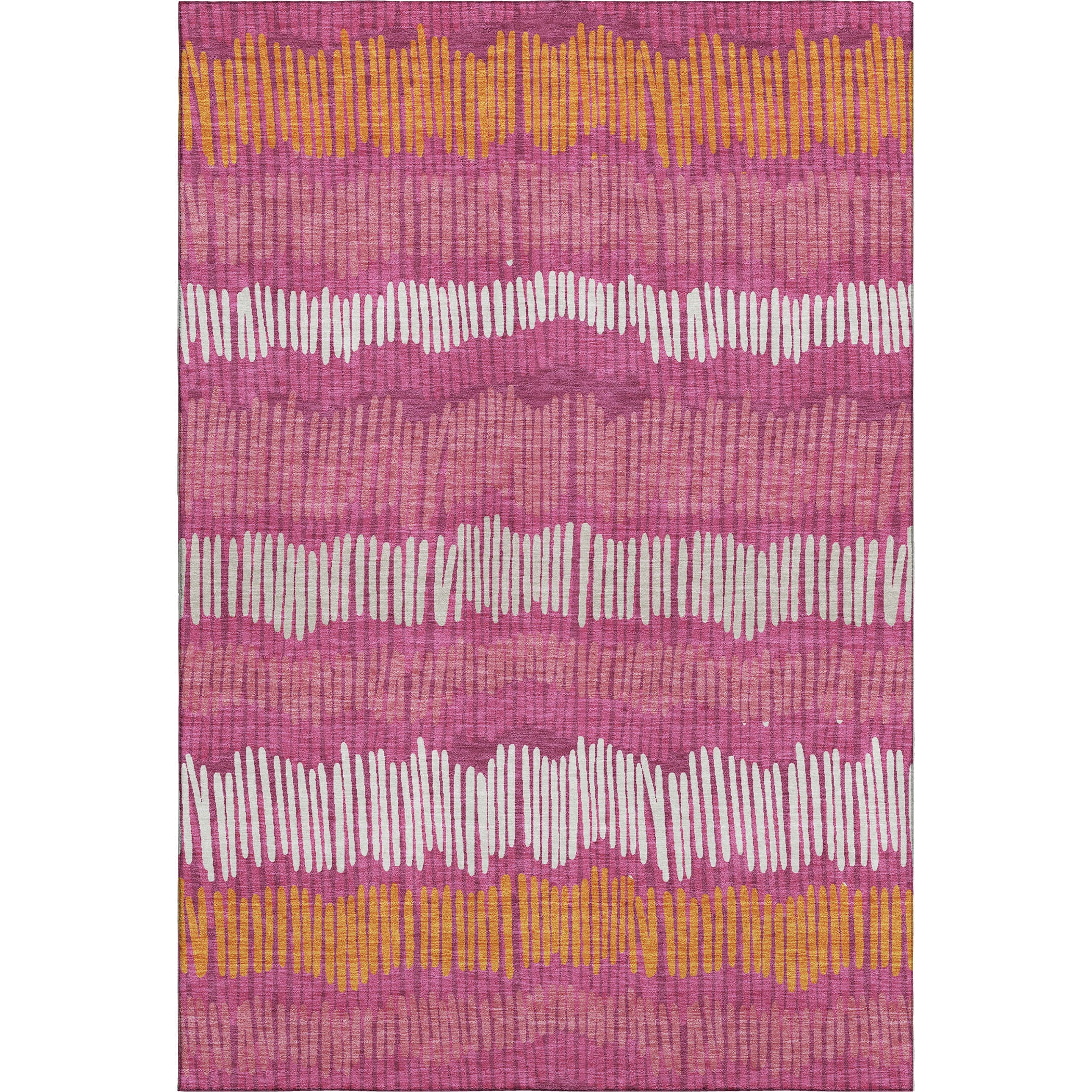 Lima Machine Washable Transitional Blush Pink Rug 2'6" x 3'10" #shape_Rectangle