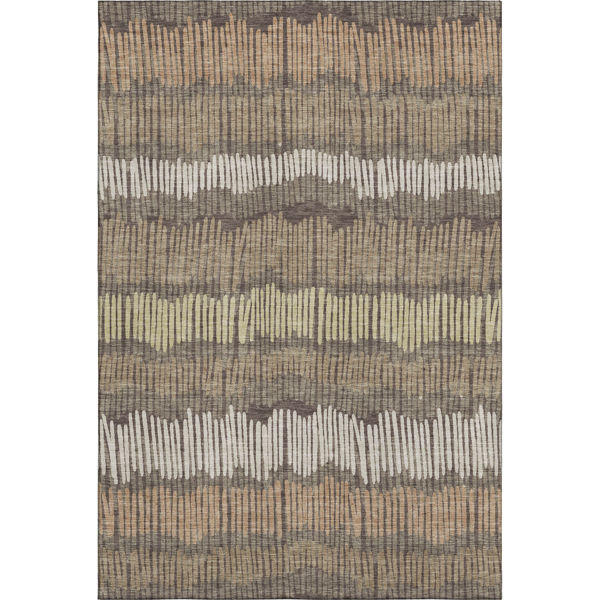 Lima Machine Washable Transitional Brown Rug 2'6" x 3'10" #shape_Rectangle