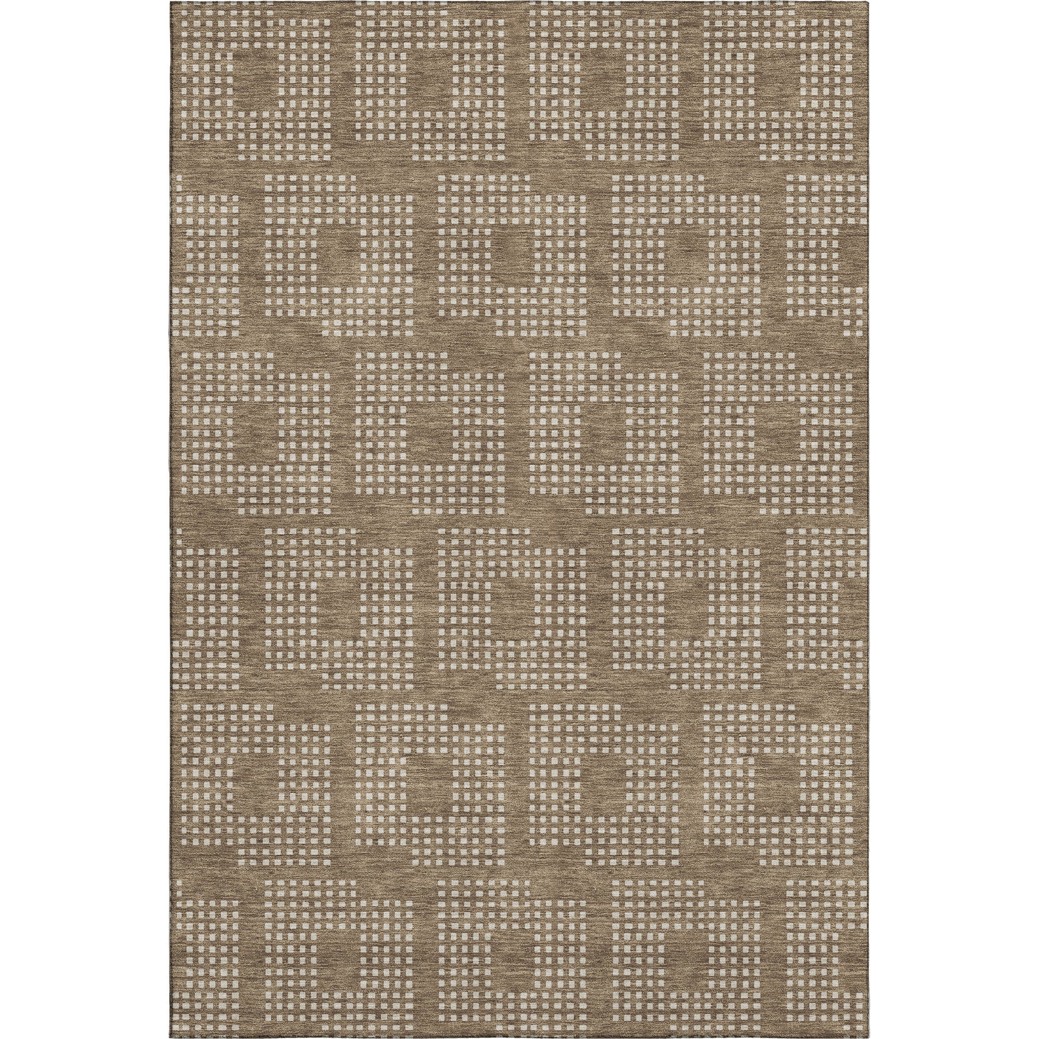 Valletta Machine Washable Transitional Brown Rug 2'6" x 3'10" #shape_Rectangle