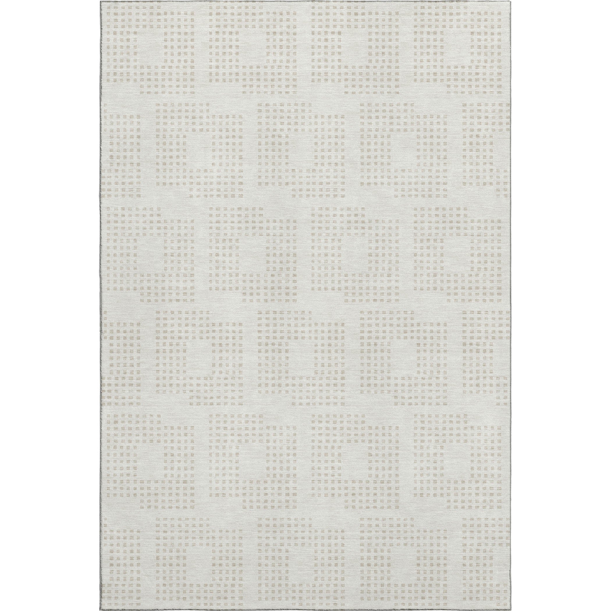 Valletta Machine Washable Transitional Ivory Rug 2'6" x 3'10" #shape_Rectangle