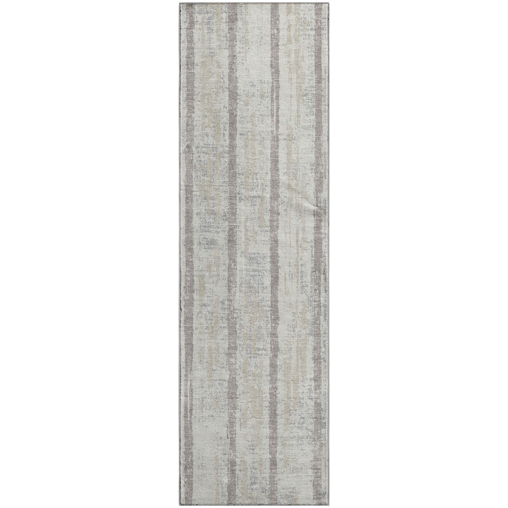 Seoul Machine Washable Transitional Ivory Rug 2'3" x 7'6" #shape_Runner