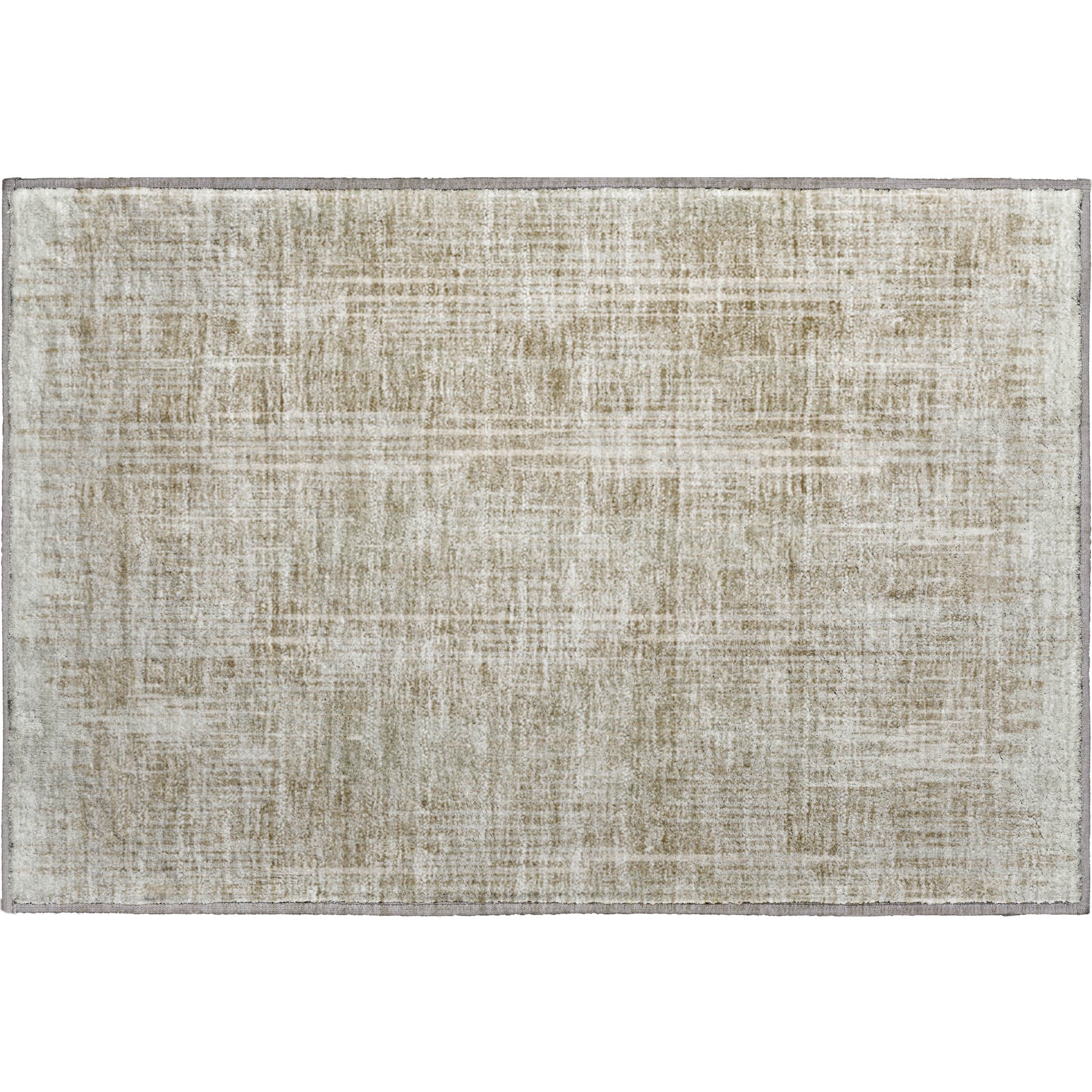 Antigua Machine Washable Transitional Beige Brown Rug 1'8" x 2'6" #shape_Rectangle