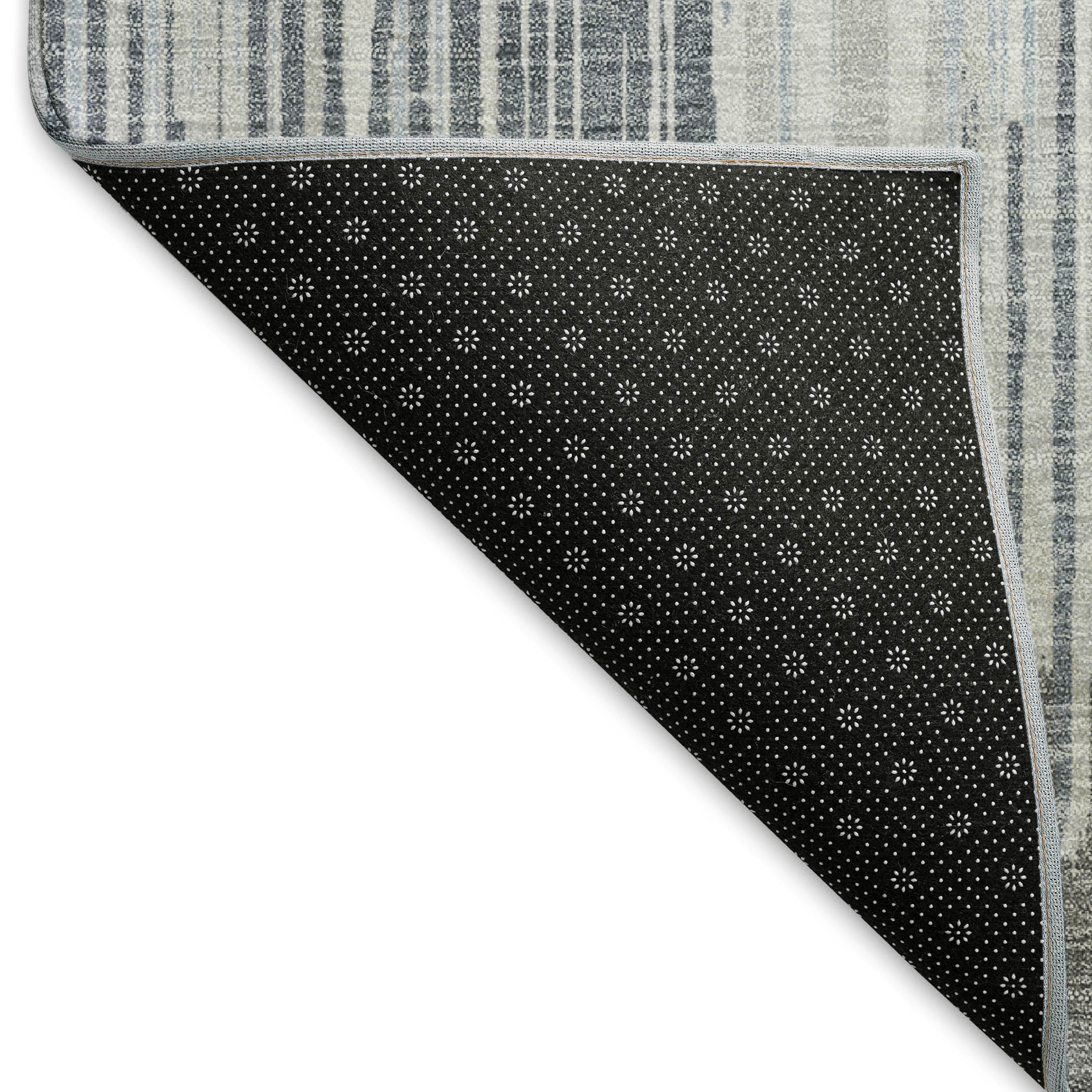 Antigua Machine Washable Transitional Gray Rug 1'8" x 2'6" #shape_Rectangle