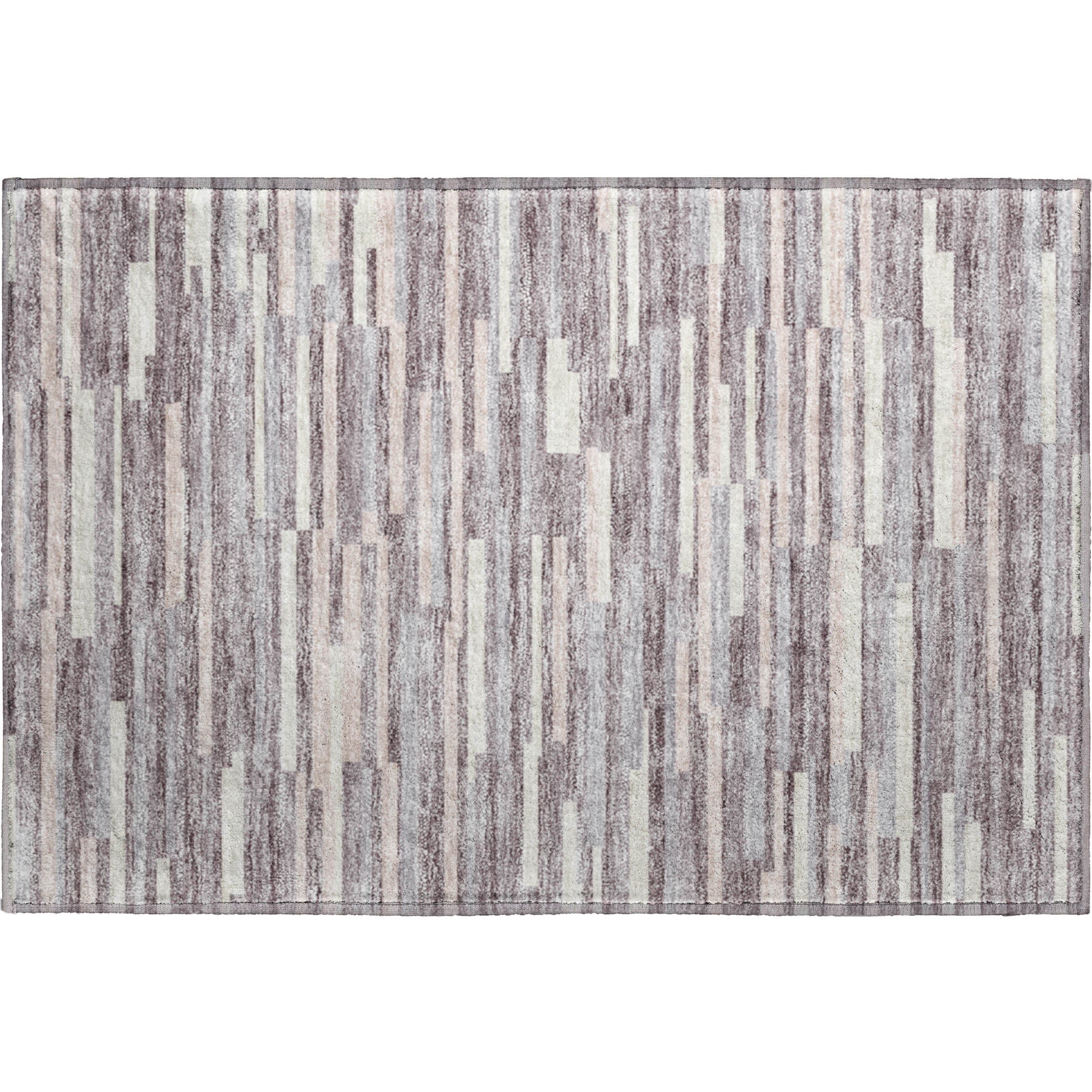 Cartagena Machine Washable Transitional Lavender Purple Rug 1'8" x 2'6" #shape_Rectangle