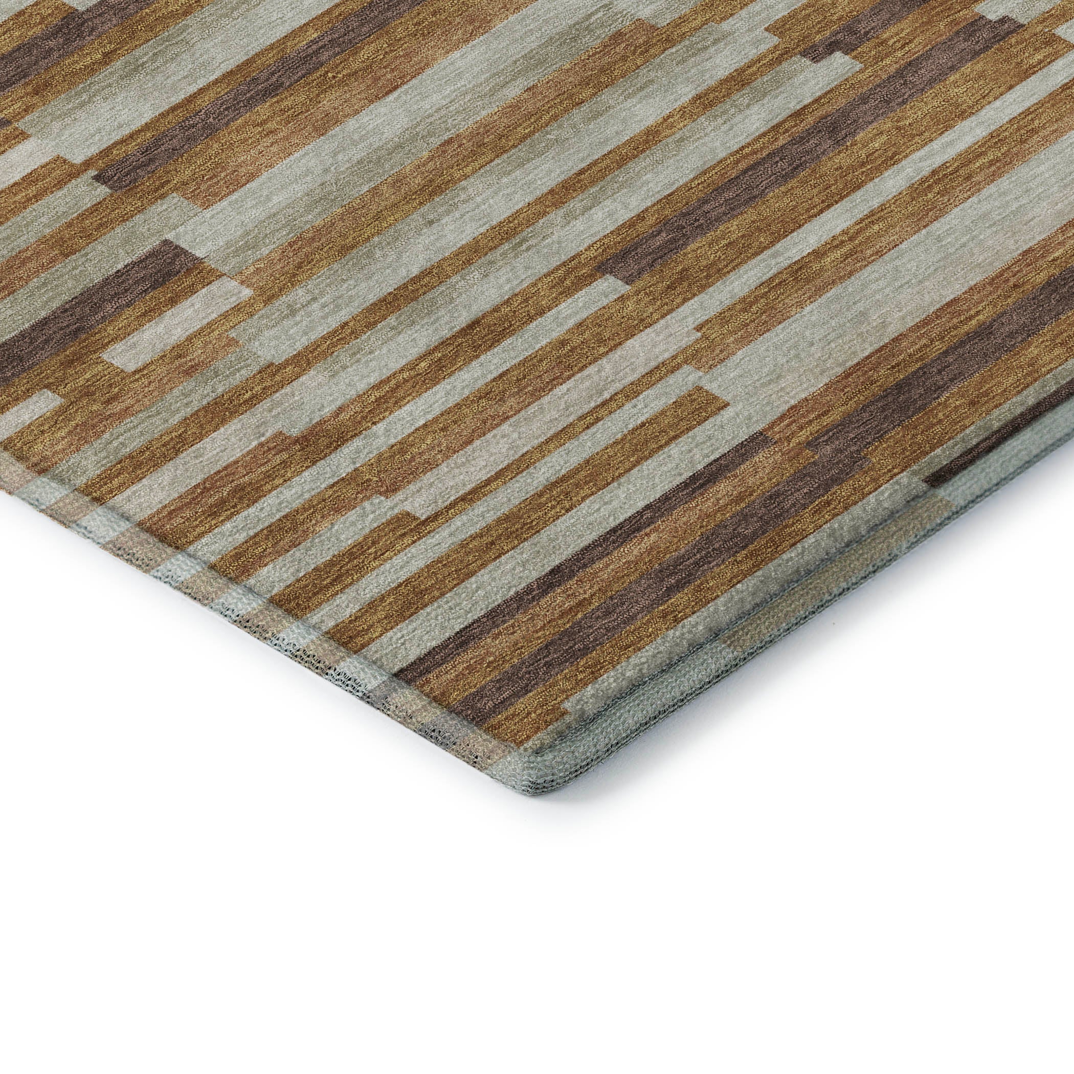 Cartagena Machine Washable Transitional Paprika Orange Rug 1'8" x 2'6" #shape_Rectangle