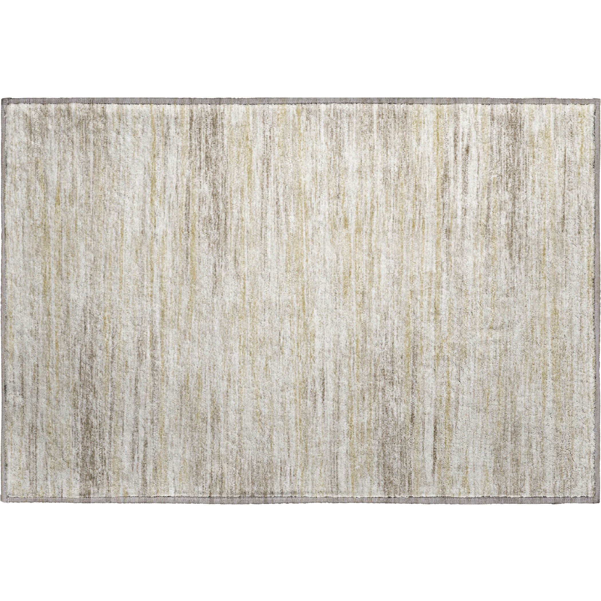 Seoul Machine Washable Transitional Beige Brown Rug 1'8" x 2'6" #shape_Rectangle