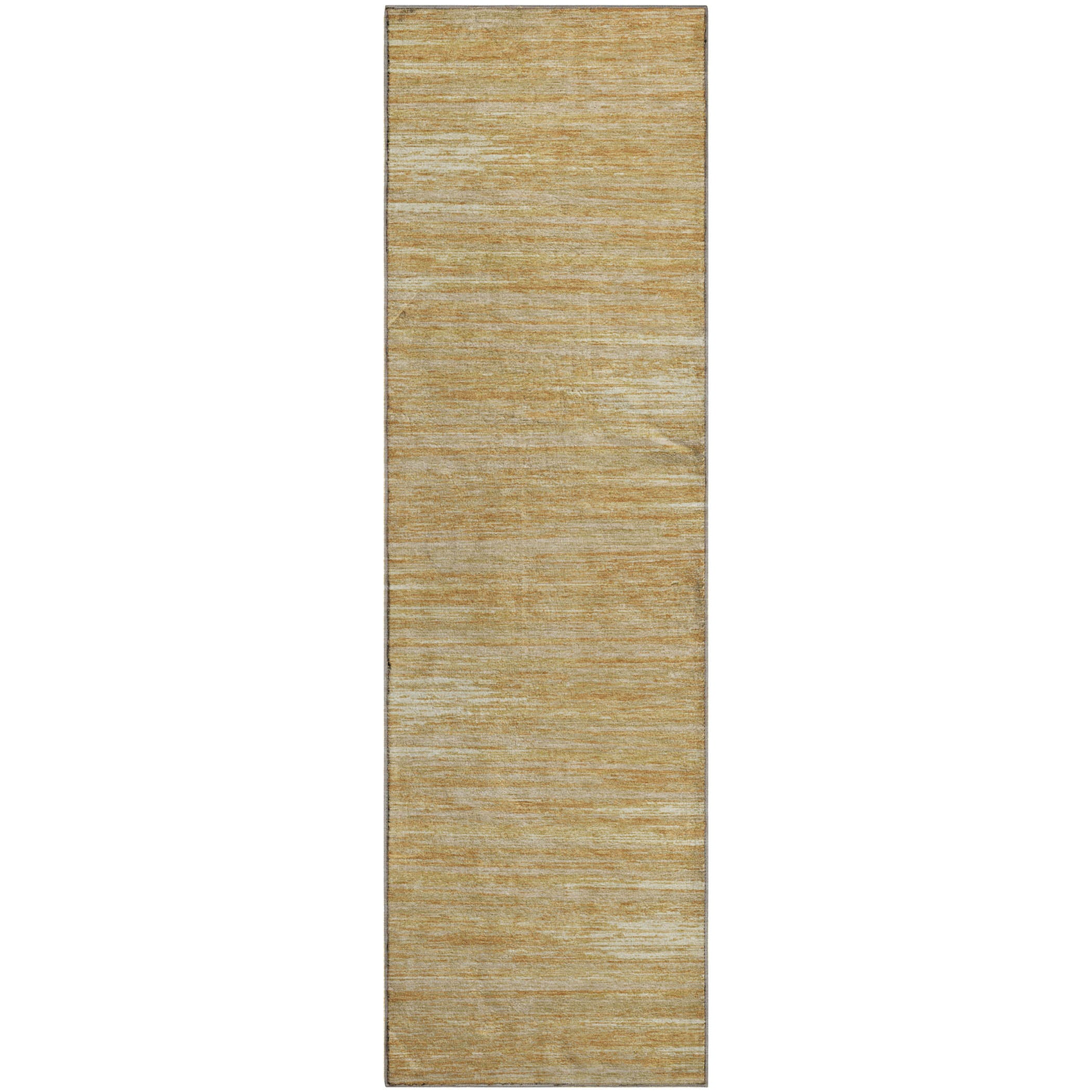 Seoul Machine Washable Transitional Gold Rug 2'3" x 7'6" #shape_Runner