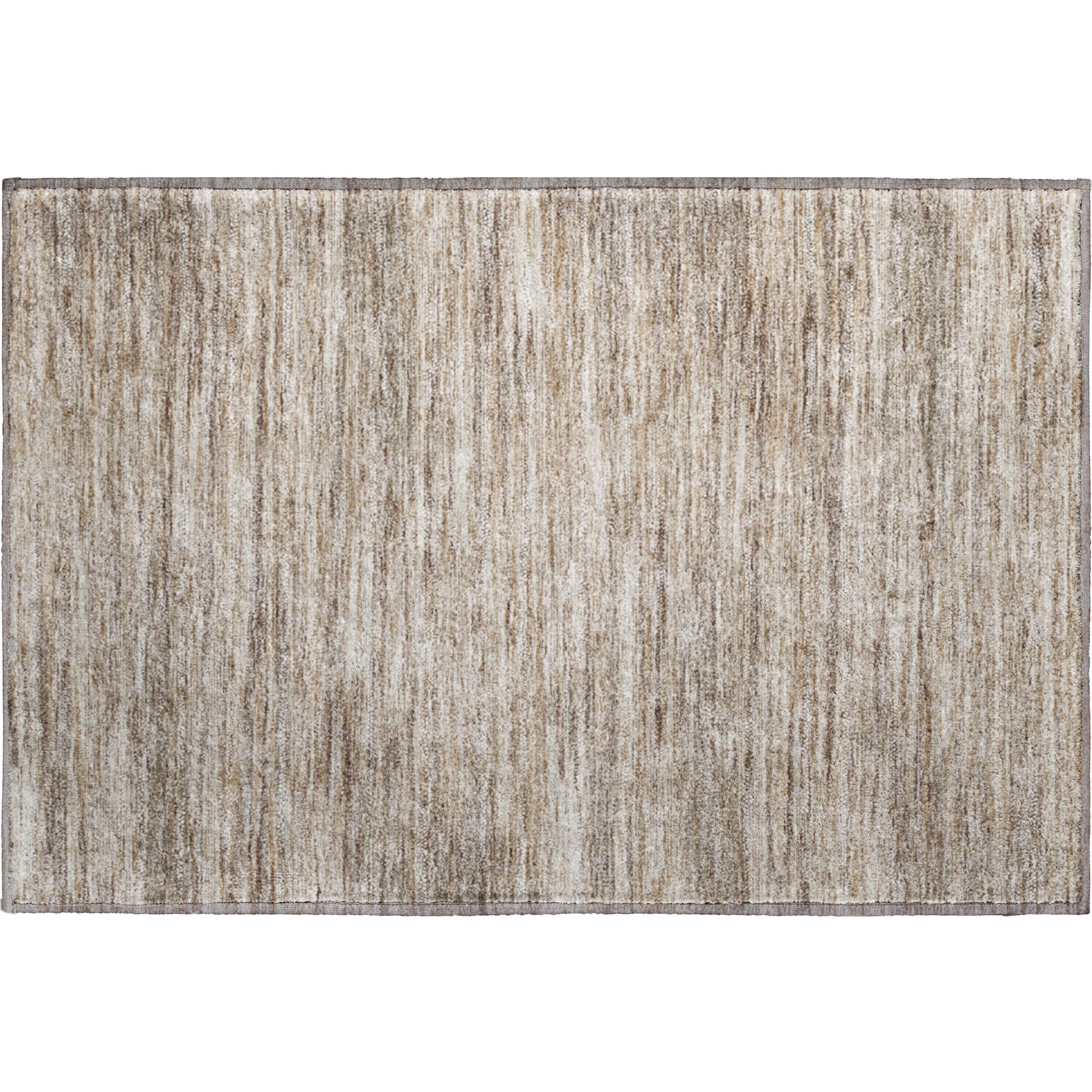 Seoul Machine Washable Transitional Taupe Brown Rug 1'8" x 2'6" #shape_Rectangle