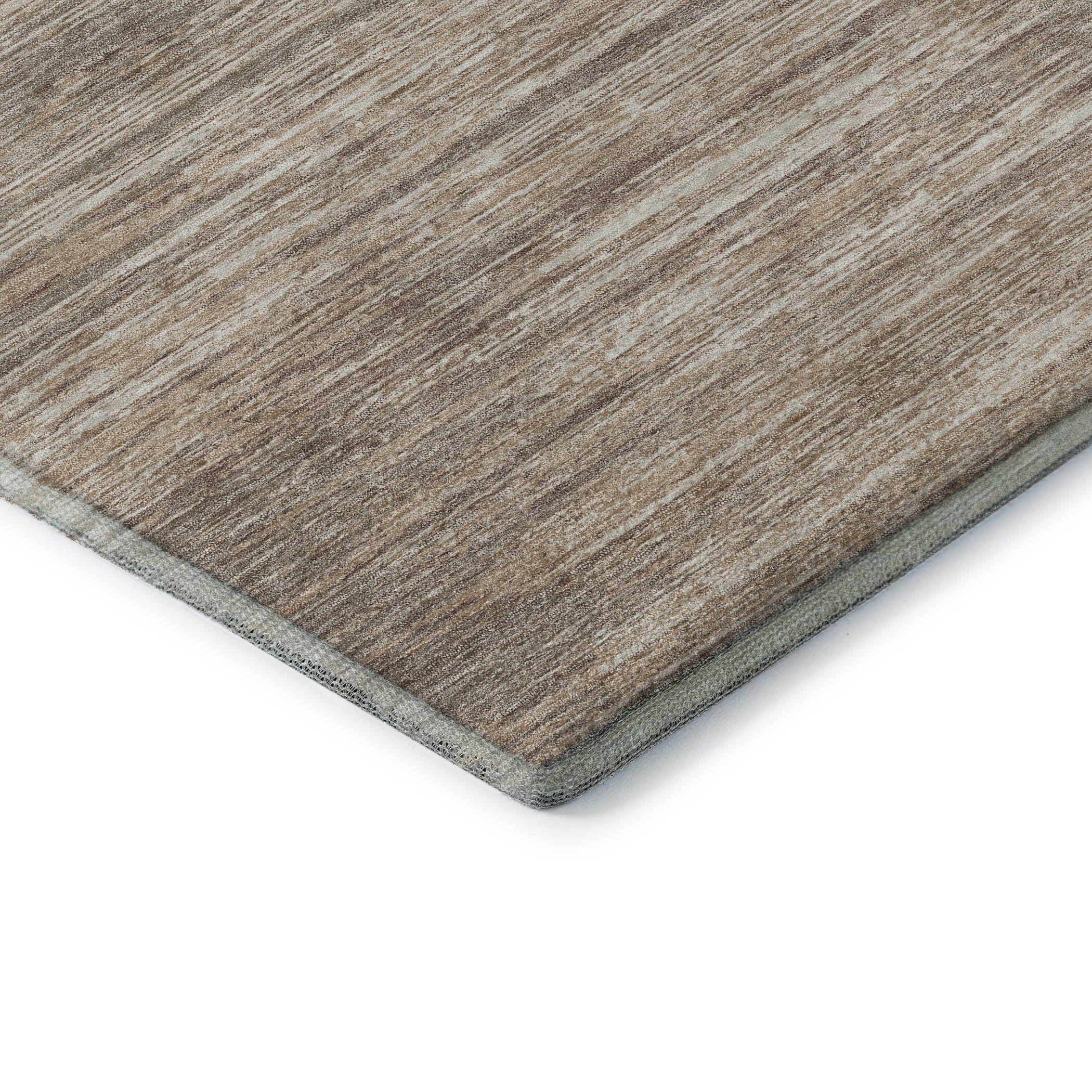 Seoul Machine Washable Transitional Taupe Brown Rug 1'8" x 2'6" #shape_Rectangle
