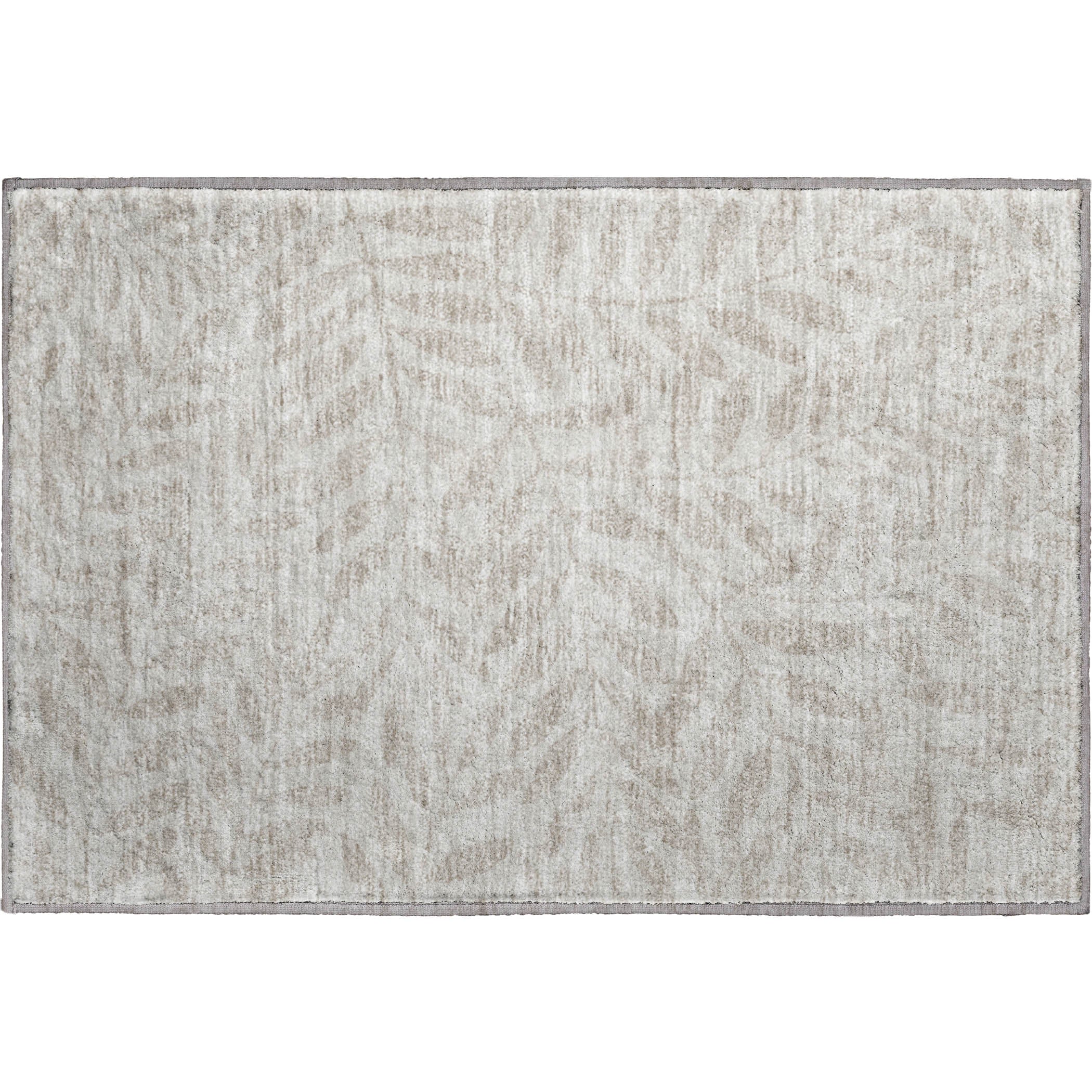 Lima Machine Washable Transitional Taupe Brown Rug 1'8" x 2'6" #shape_Rectangle