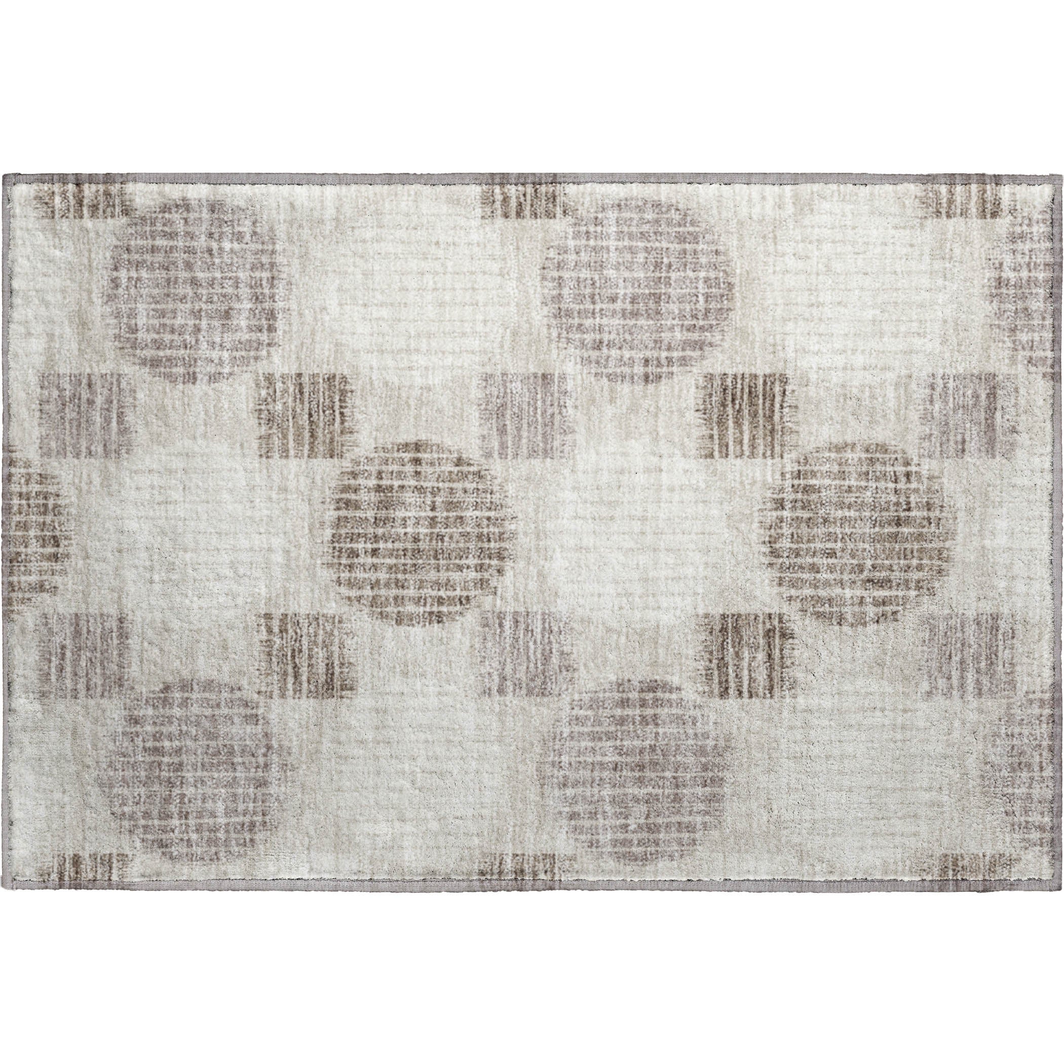 Jaipur Machine Washable Transitional Beige Brown Rug 1'8" x 2'6" #shape_Rectangle