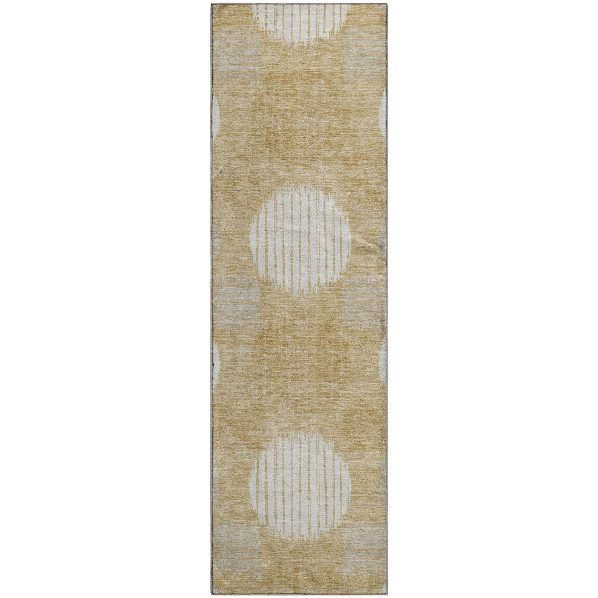 Jaipur Machine Washable Transitional Gold Rug 2'3" x 7'6" #shape_Runner