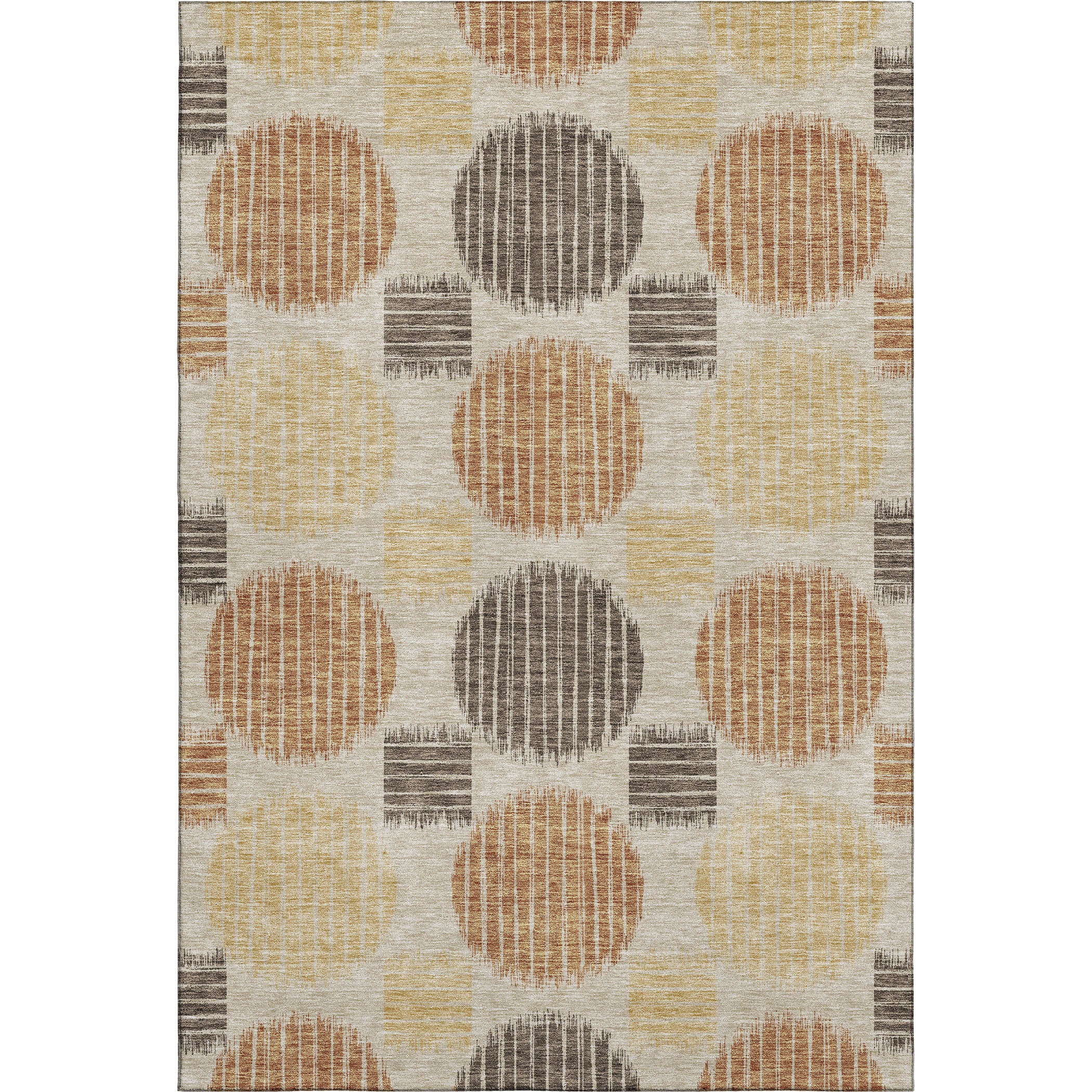 Jaipur Machine Washable Transitional Tan Brown Rug 2'6" x 3'10" #shape_Rectangle