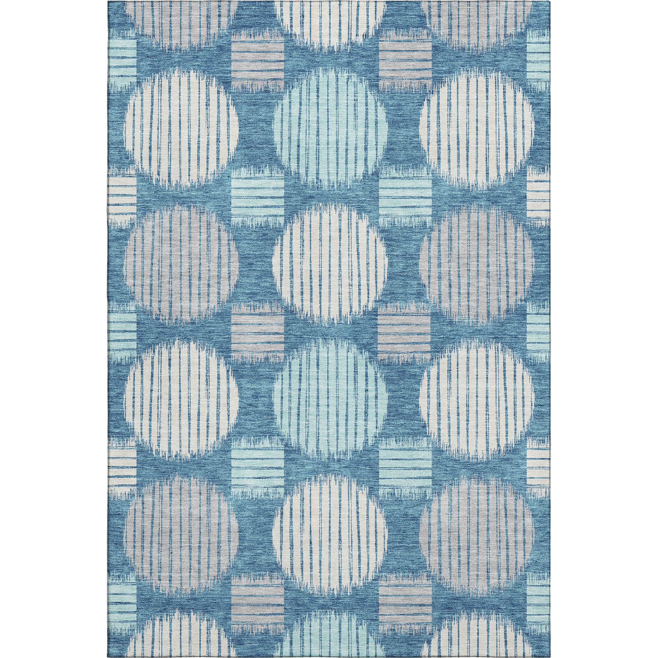 Jaipur Machine Washable Transitional Teal Rug 2'6" x 3'10" #shape_Rectangle