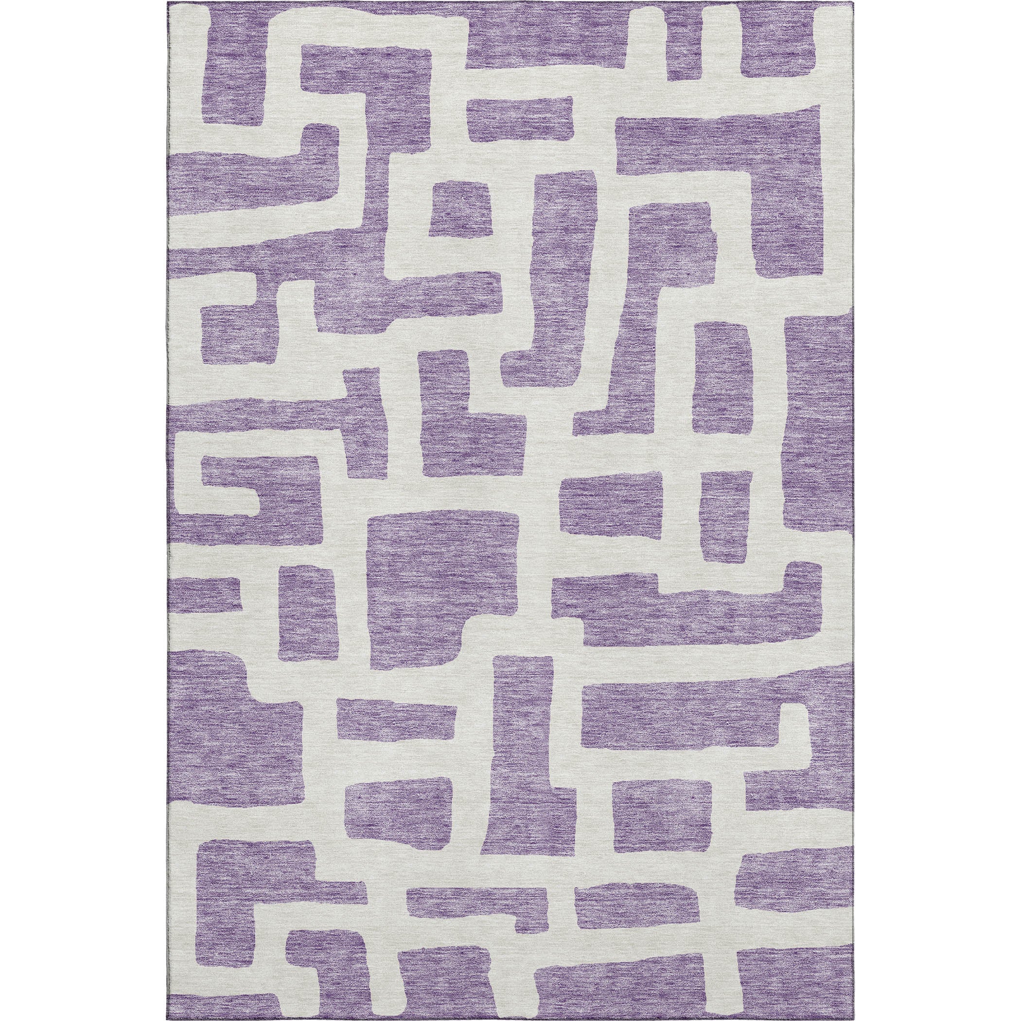 Bern Machine Washable Transitional Purple Rug 2'6" x 3'10" #shape_Rectangle